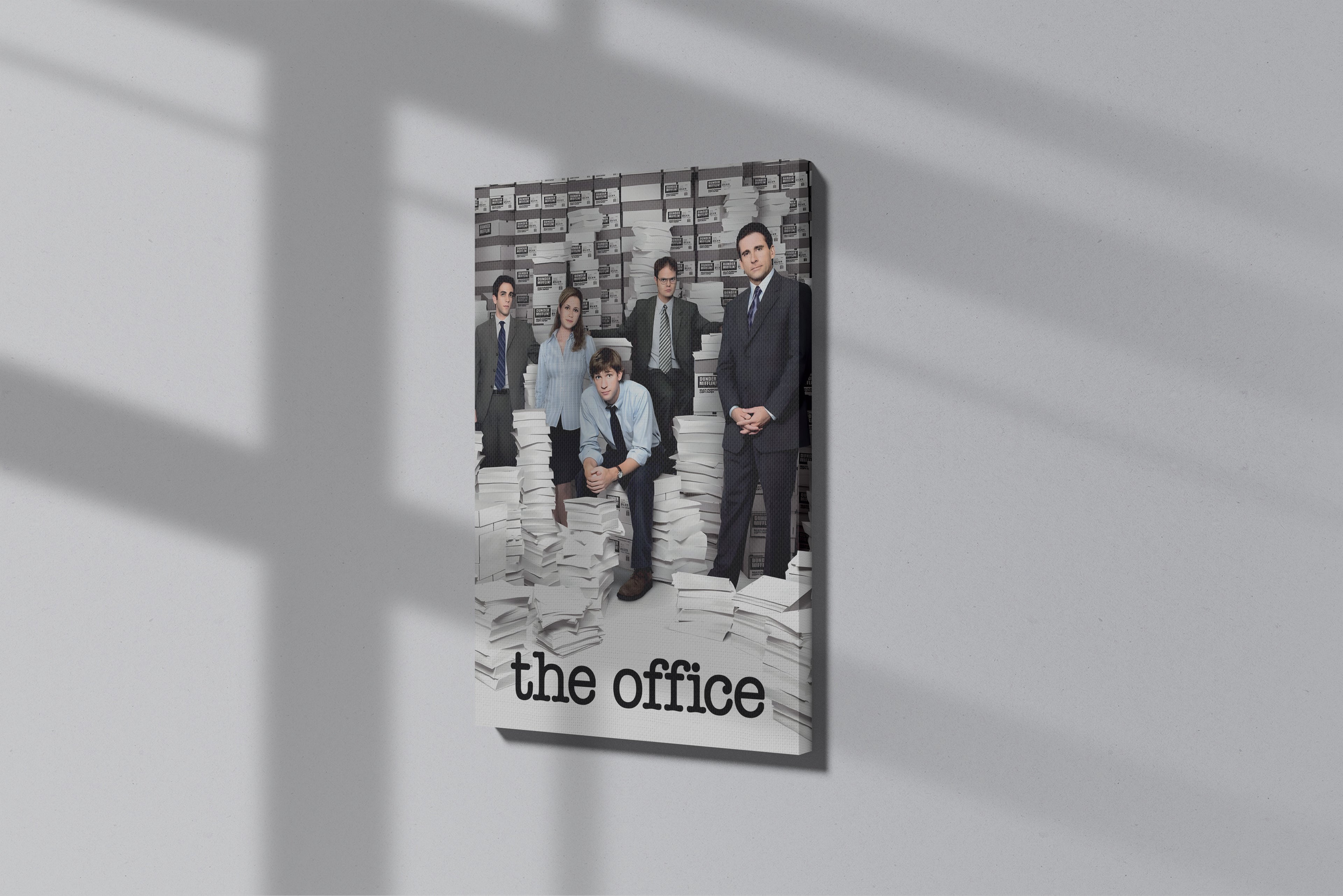 GeekCultcha The Office Dunder Mifflin Themed Premium Canvas Print