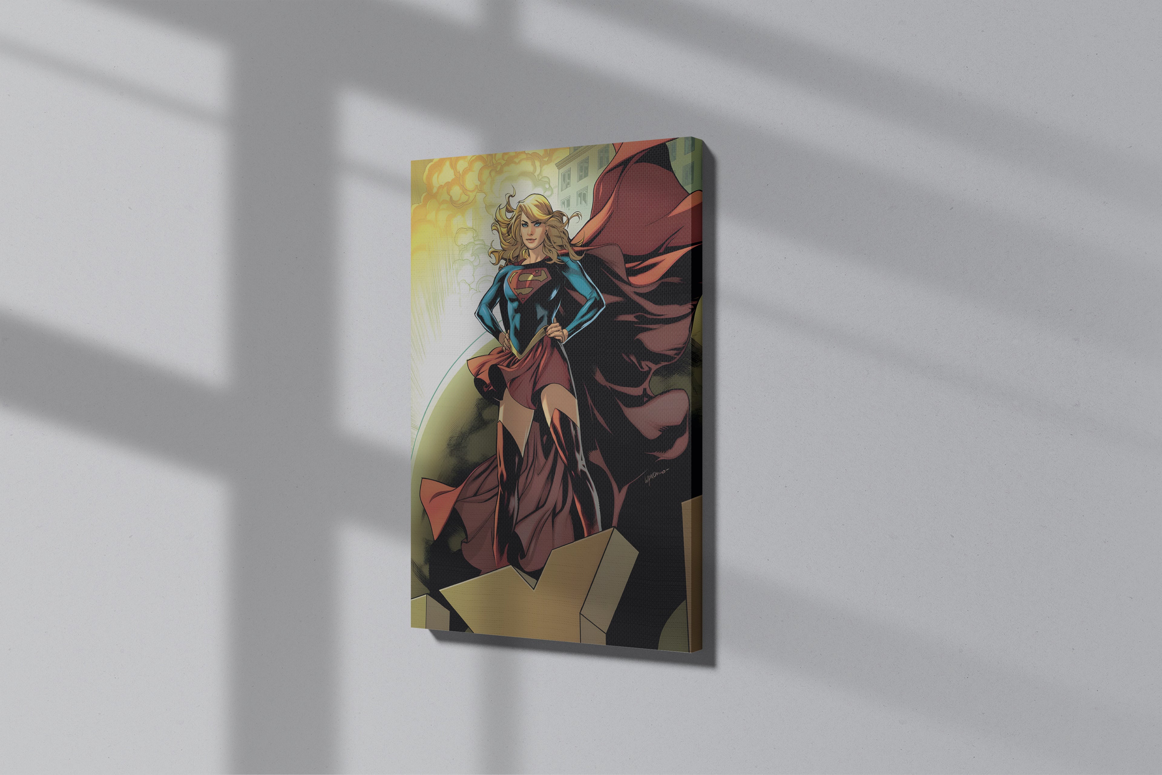 GeekCultcha DC Comics Supergirl Premium Canvas Print