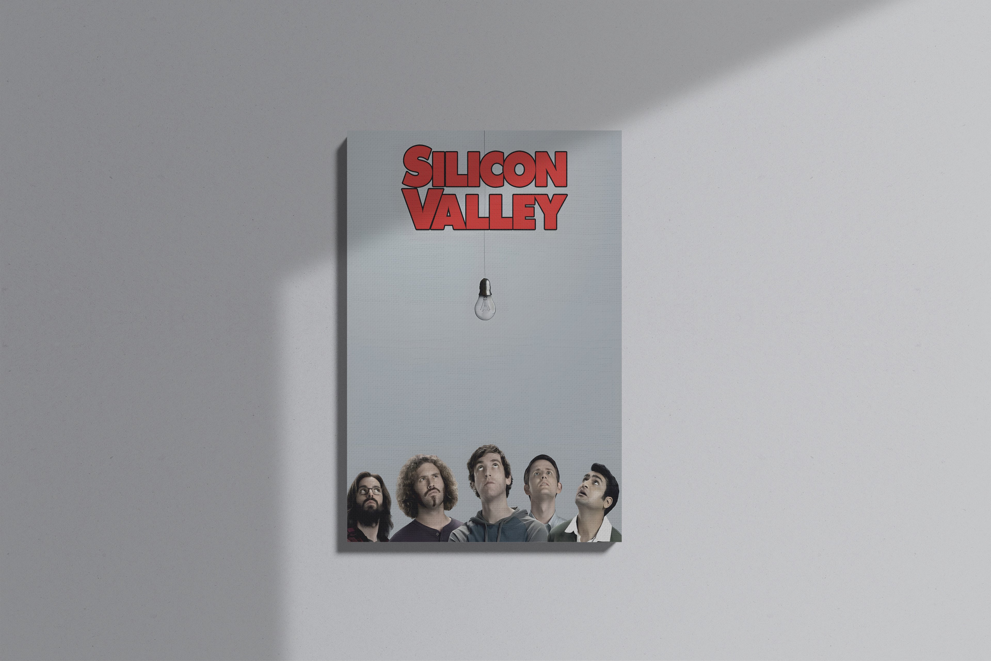 GeekCultcha Silicon Valley Series Canvas Painting Minimalist Design