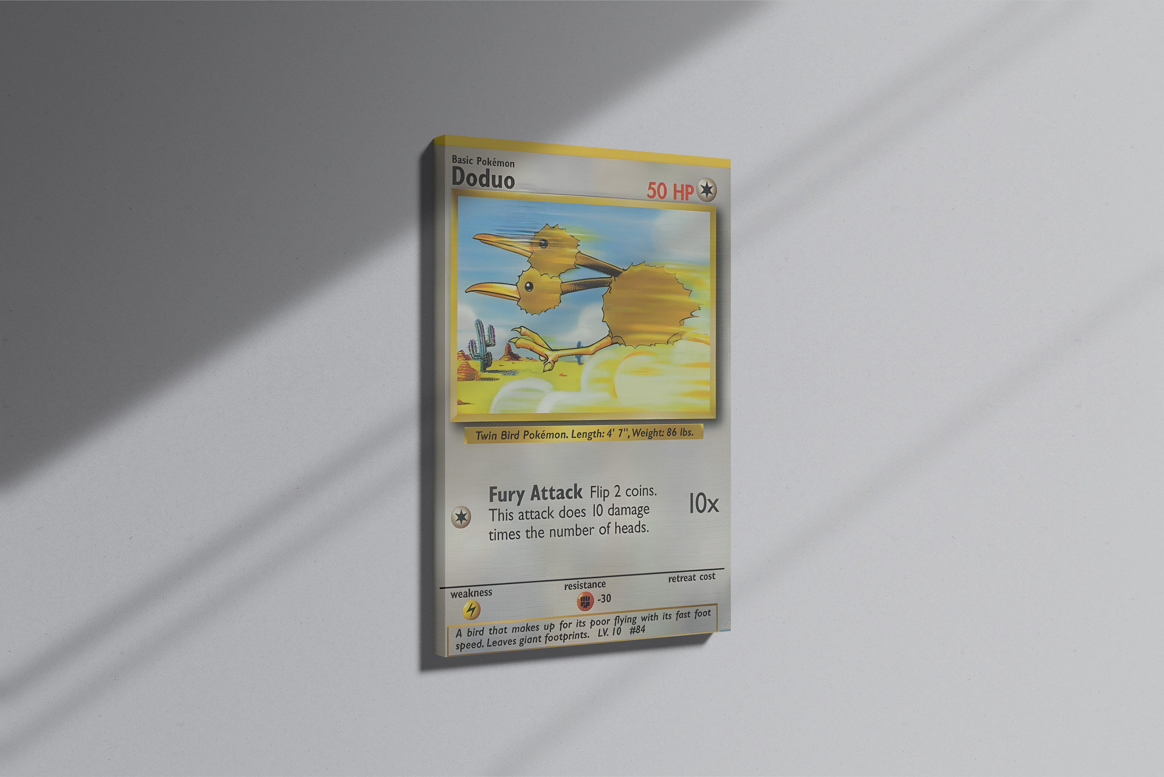 GeekCultcha Pokémon Doduo Premium Canvas Print