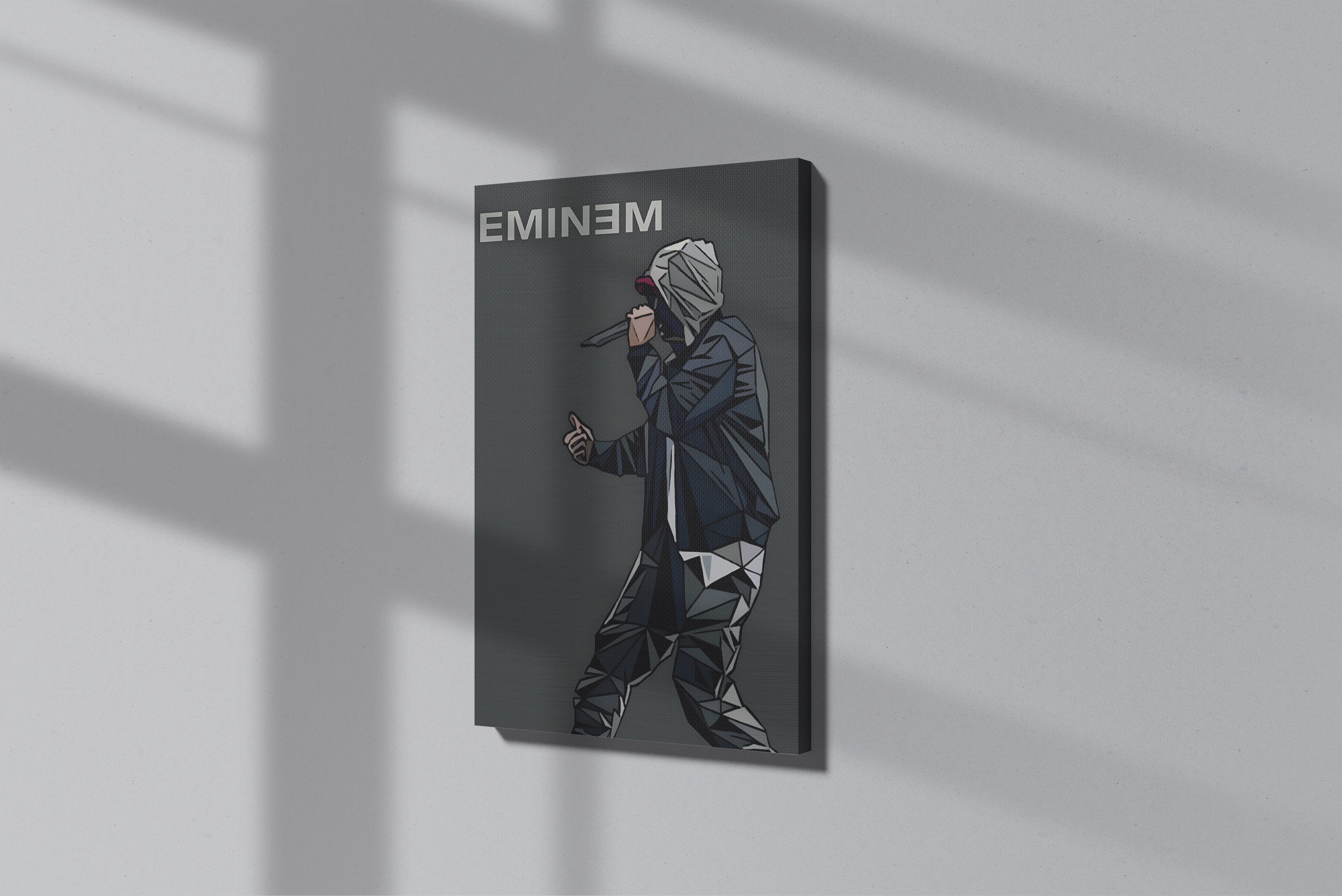 GeekCultcha Eminem Concert Style Premium Canvas Print