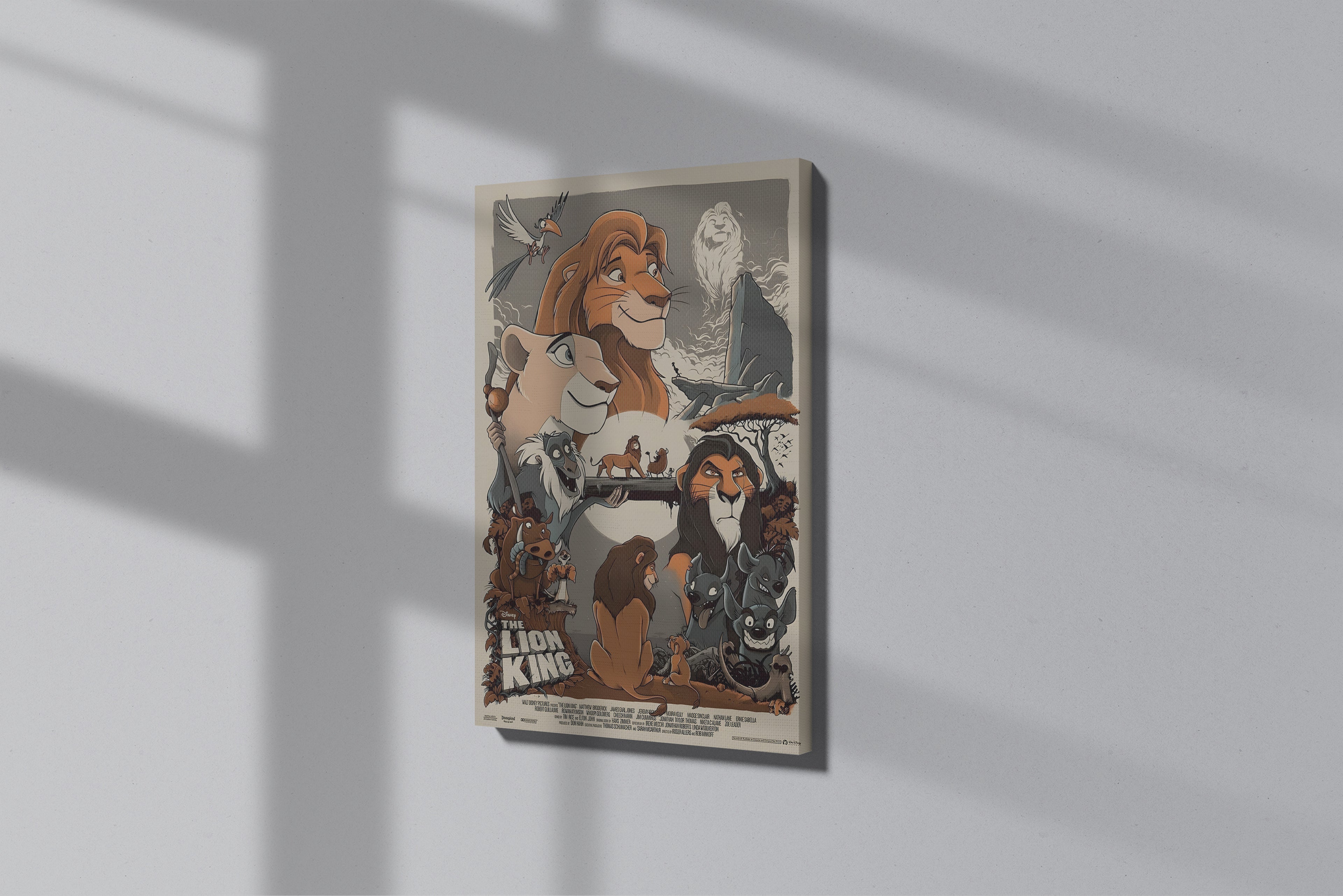 GeekCultcha Disney The Lion King Premium Canvas Print