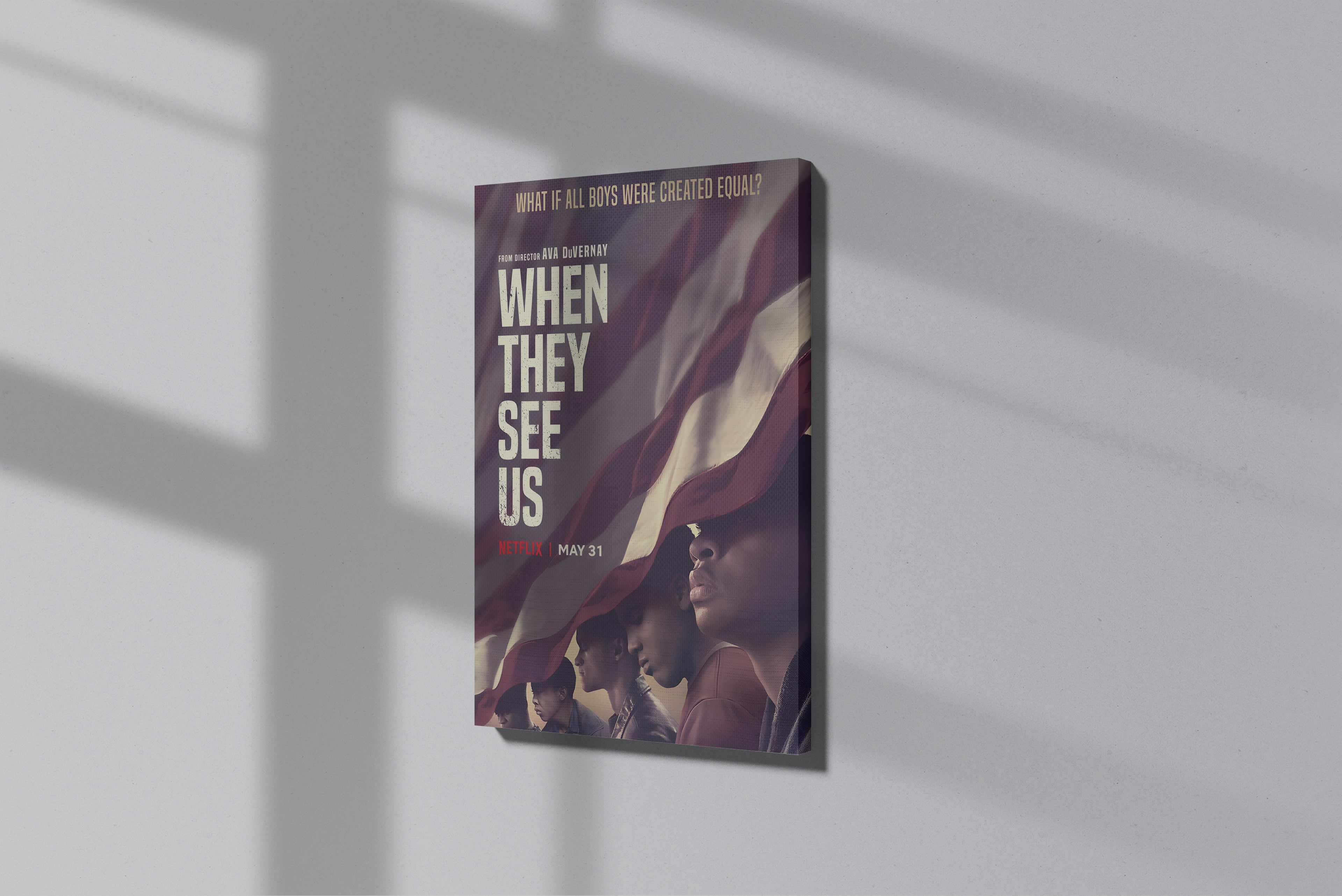 GeekCultcha When They See Us TV Series Themed Premium Canvas Print