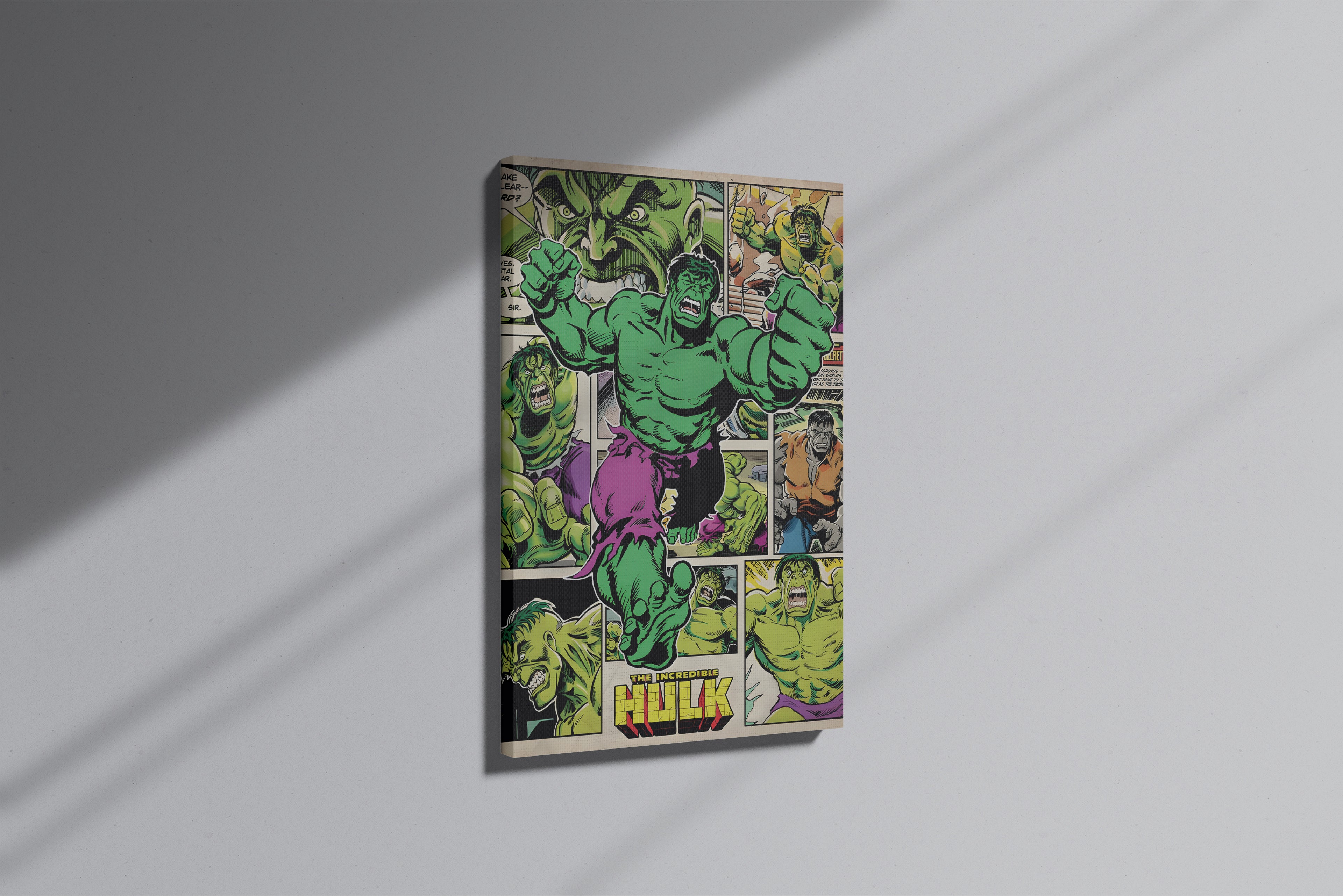 GeekCultcha Marvel Hulk Premium Canvas Print