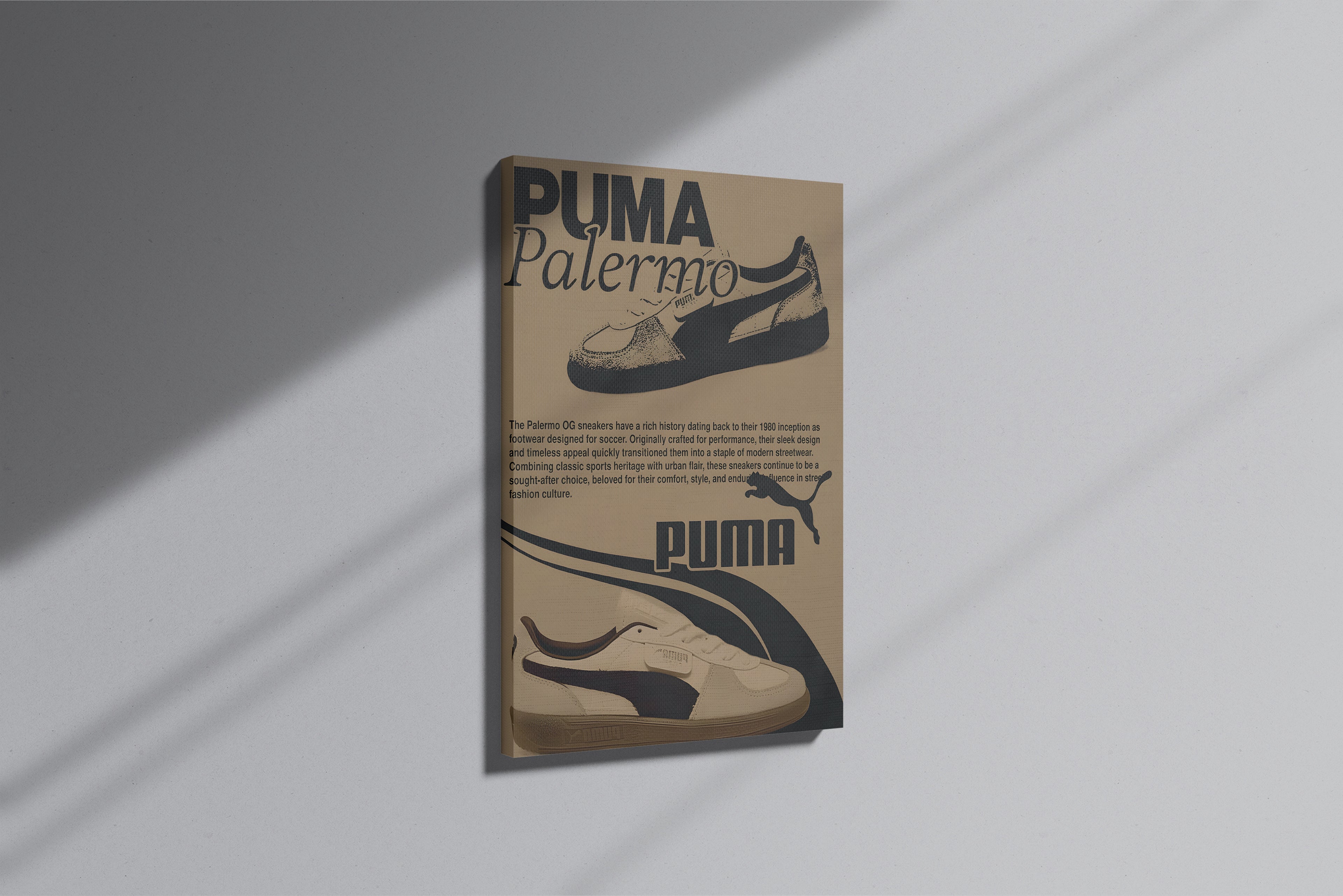 GeekCultcha Puma Palermo Premium Canvas Print