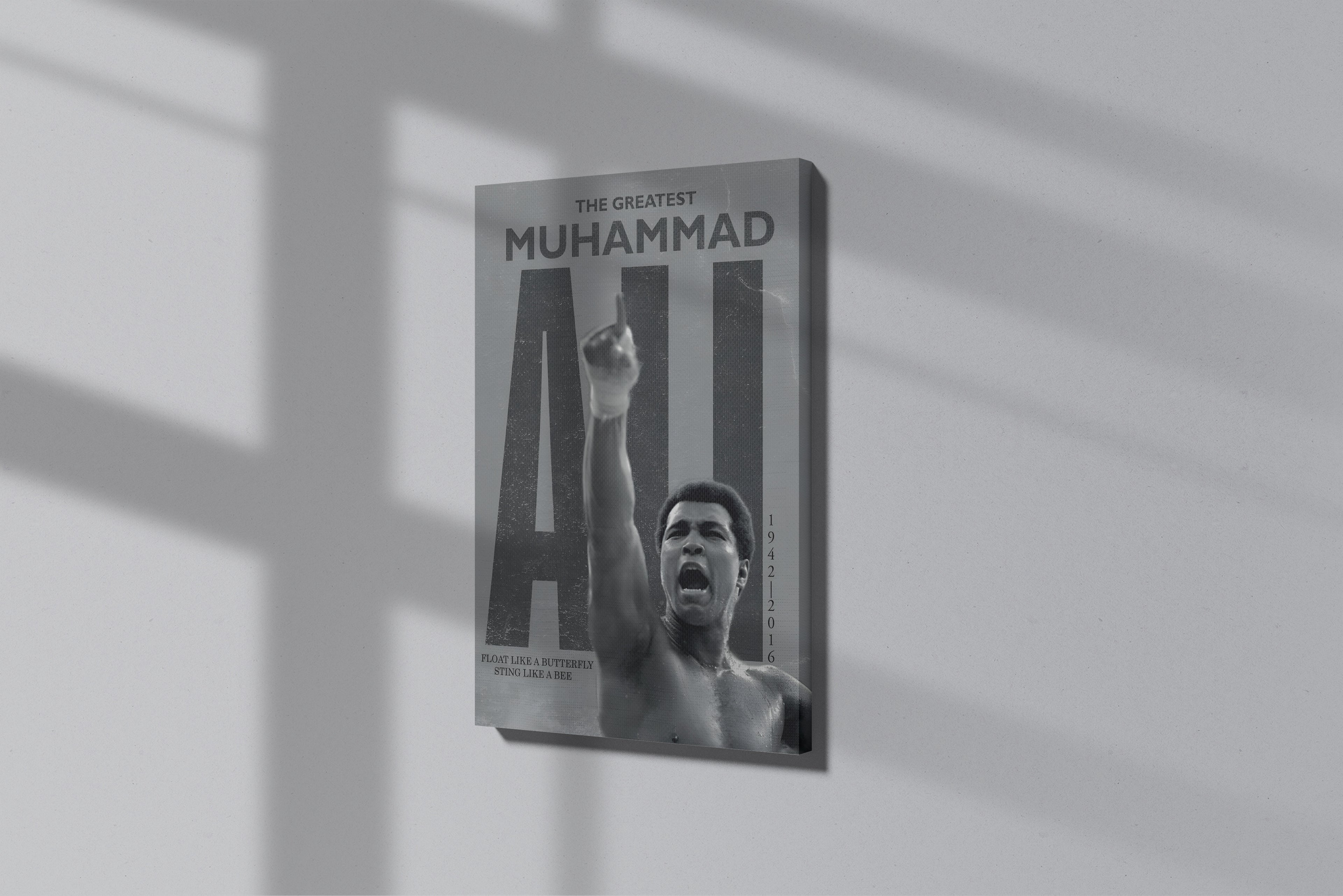 GeekCultcha Muhammad Ali The Greatest Premium Canvas Print