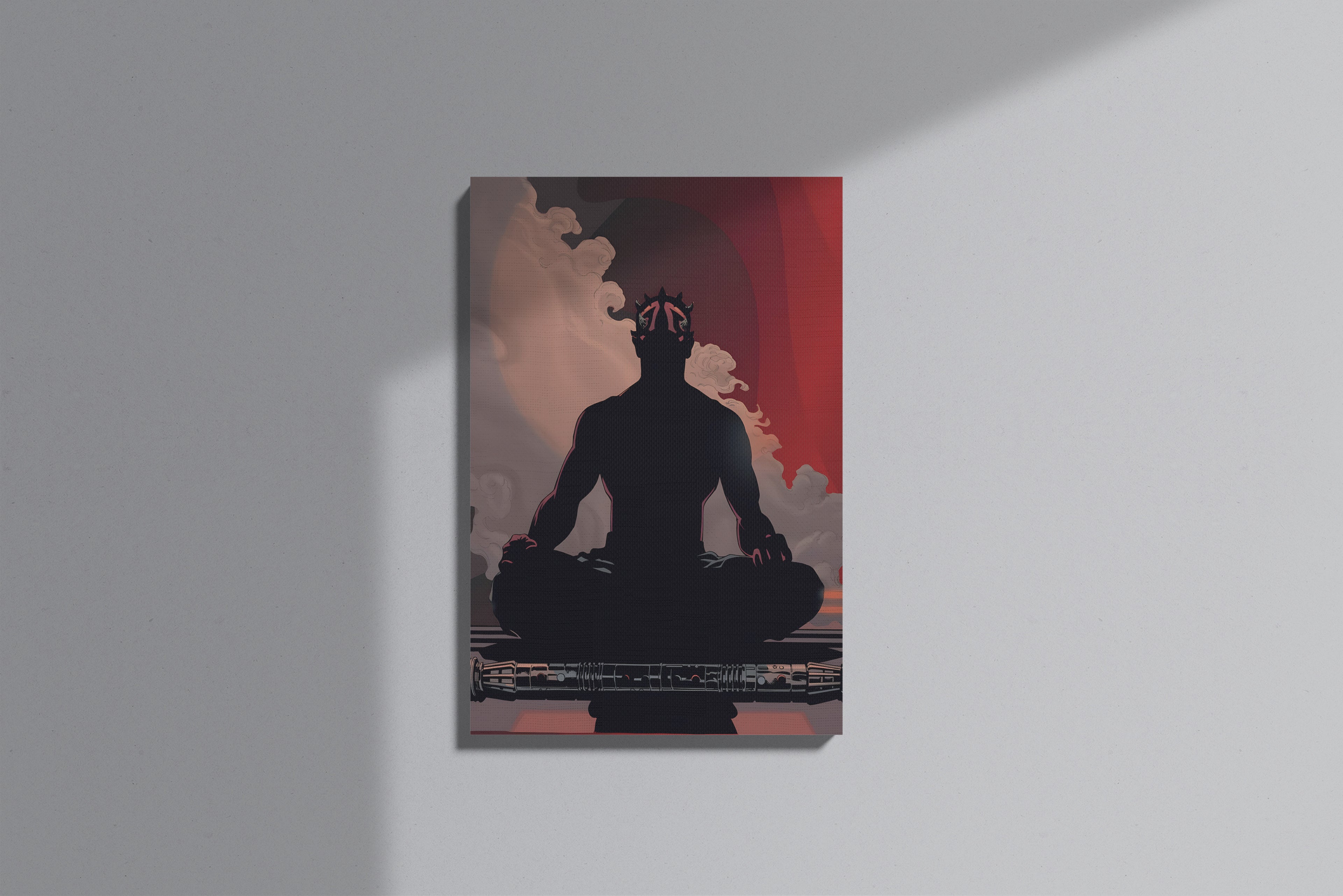 GeekCultcha Star Wars Darth Maul Premium Canvas Print
