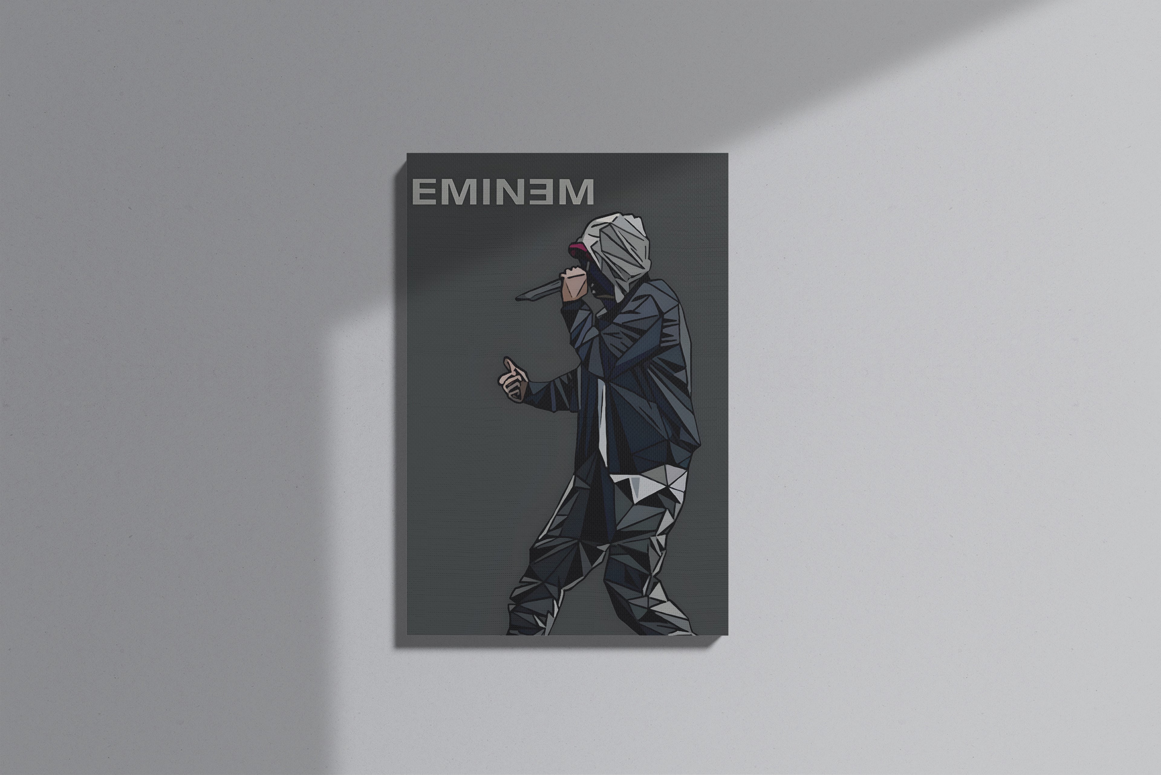 GeekCultcha Eminem Concert Style Premium Canvas Print