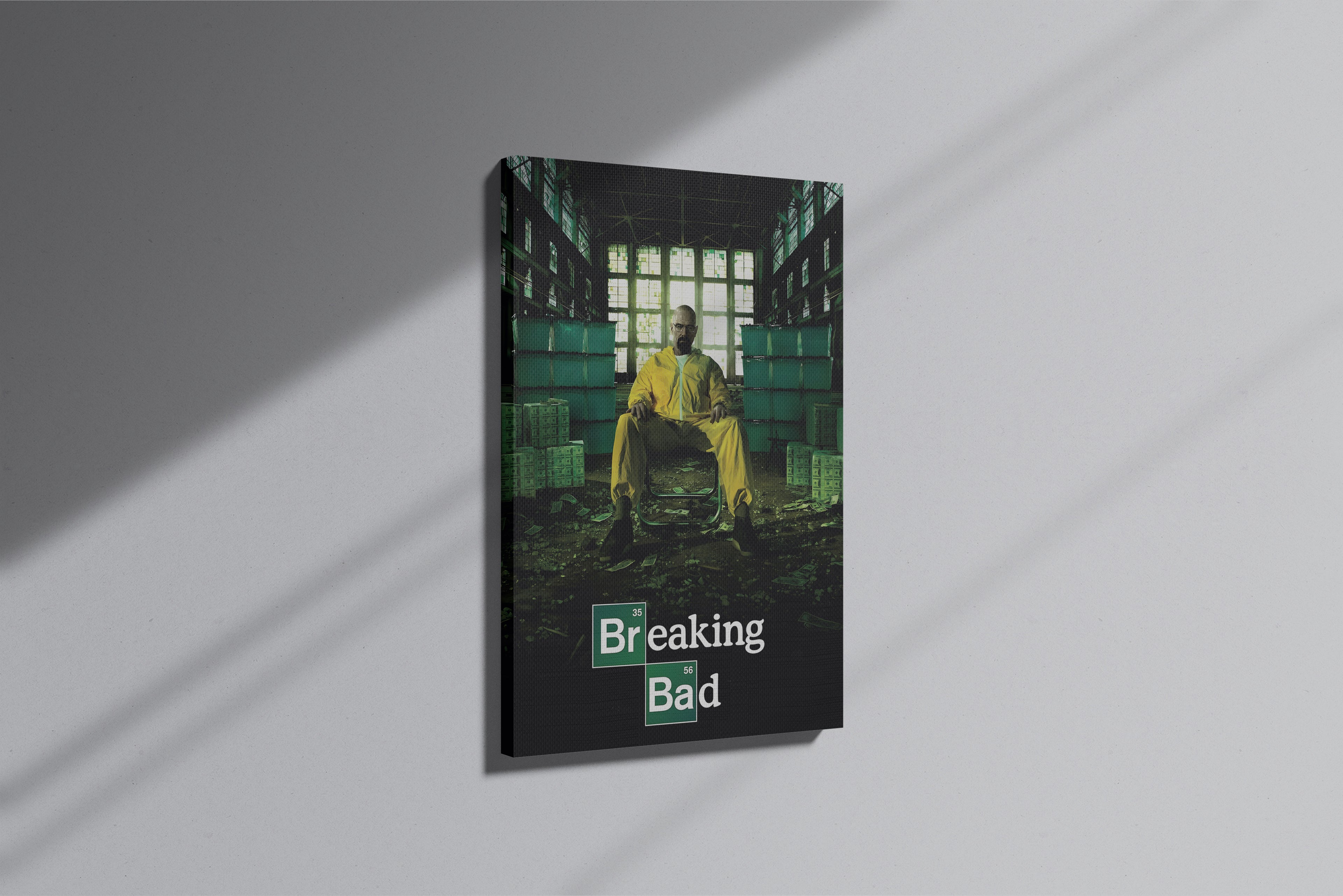 GeekCultcha Breaking Bad Walter White Premium Canvas Print