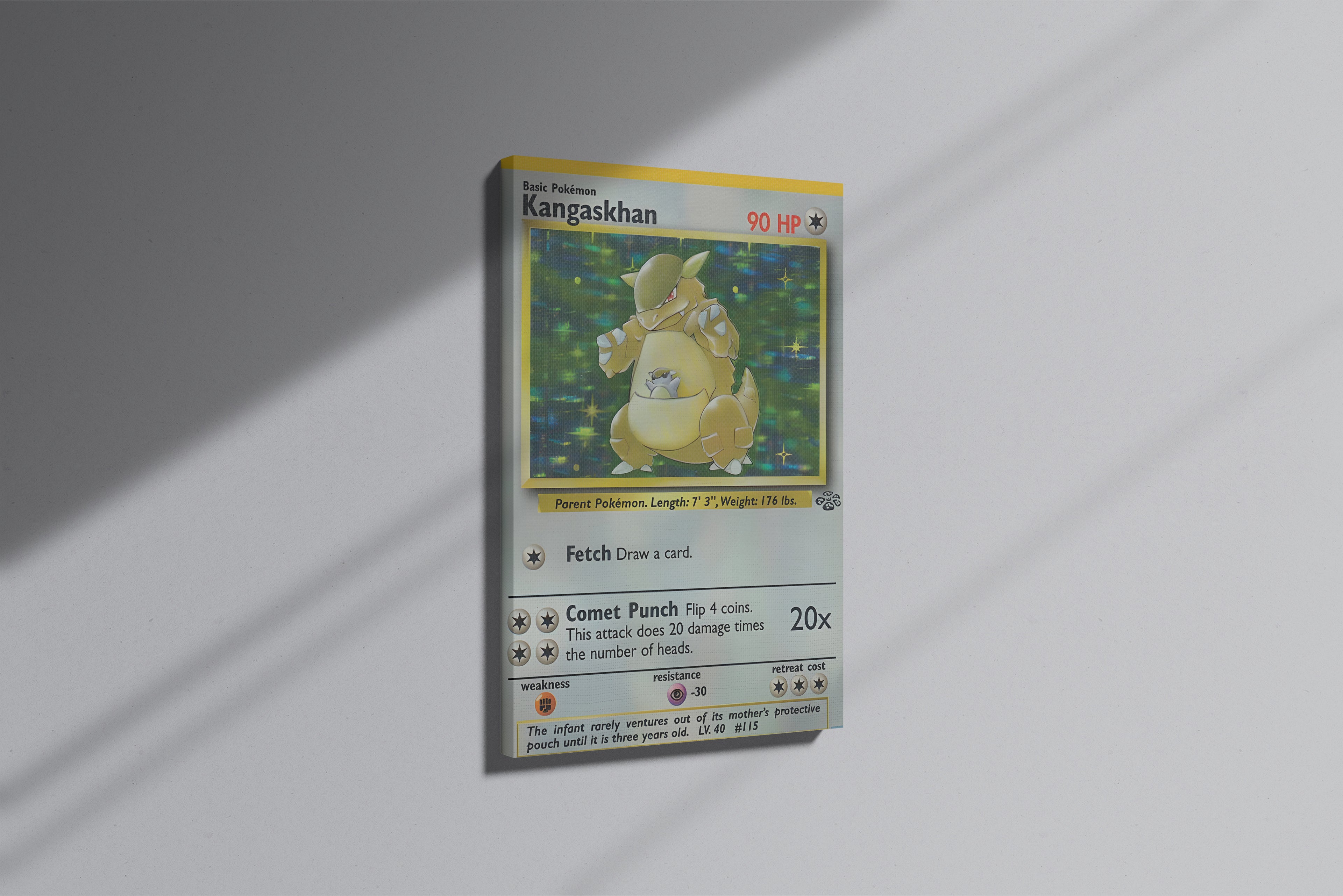 GeekCultcha Pokémon Kangaskhan Premium Canvas Print