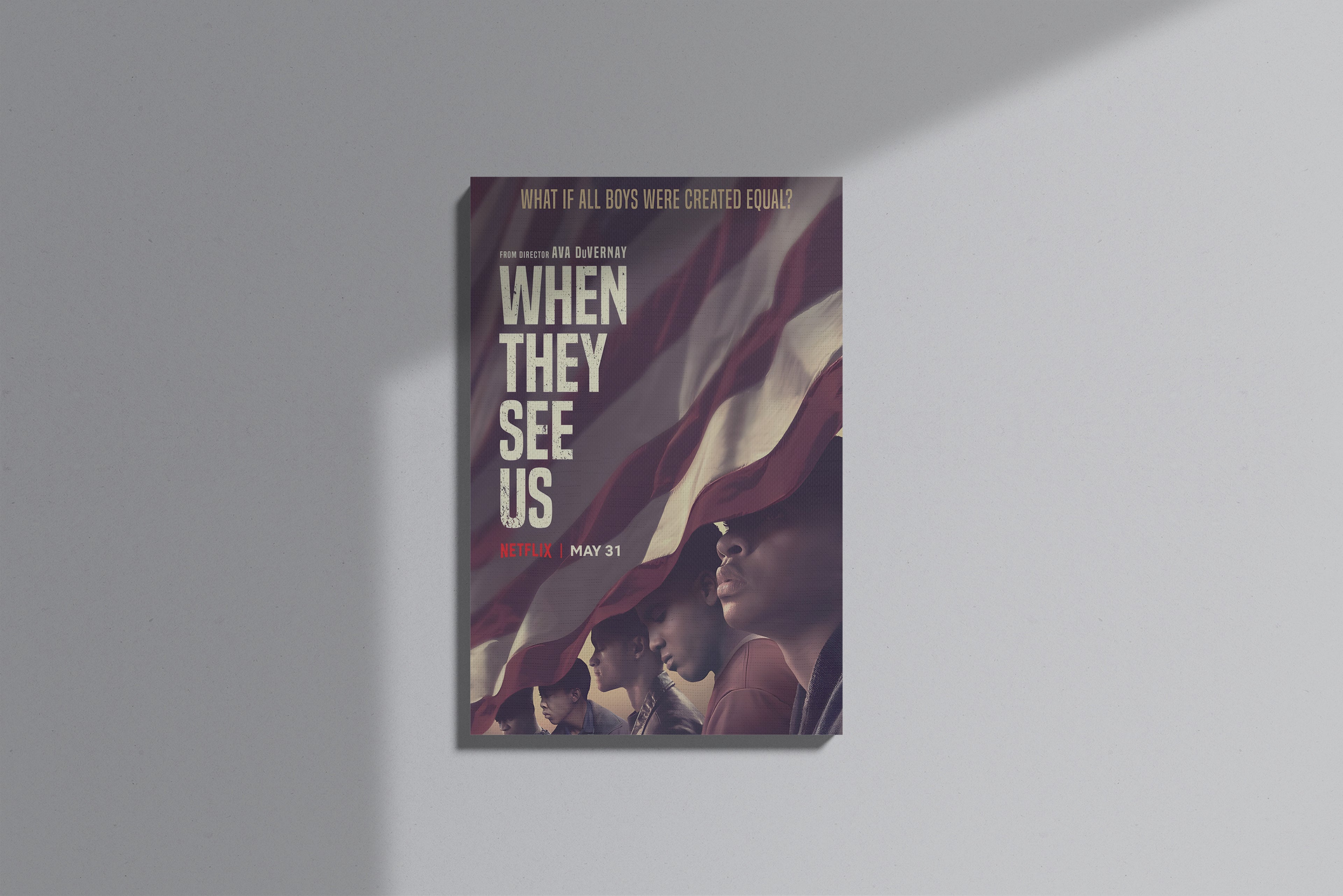 GeekCultcha When They See Us TV Series Themed Premium Canvas Print