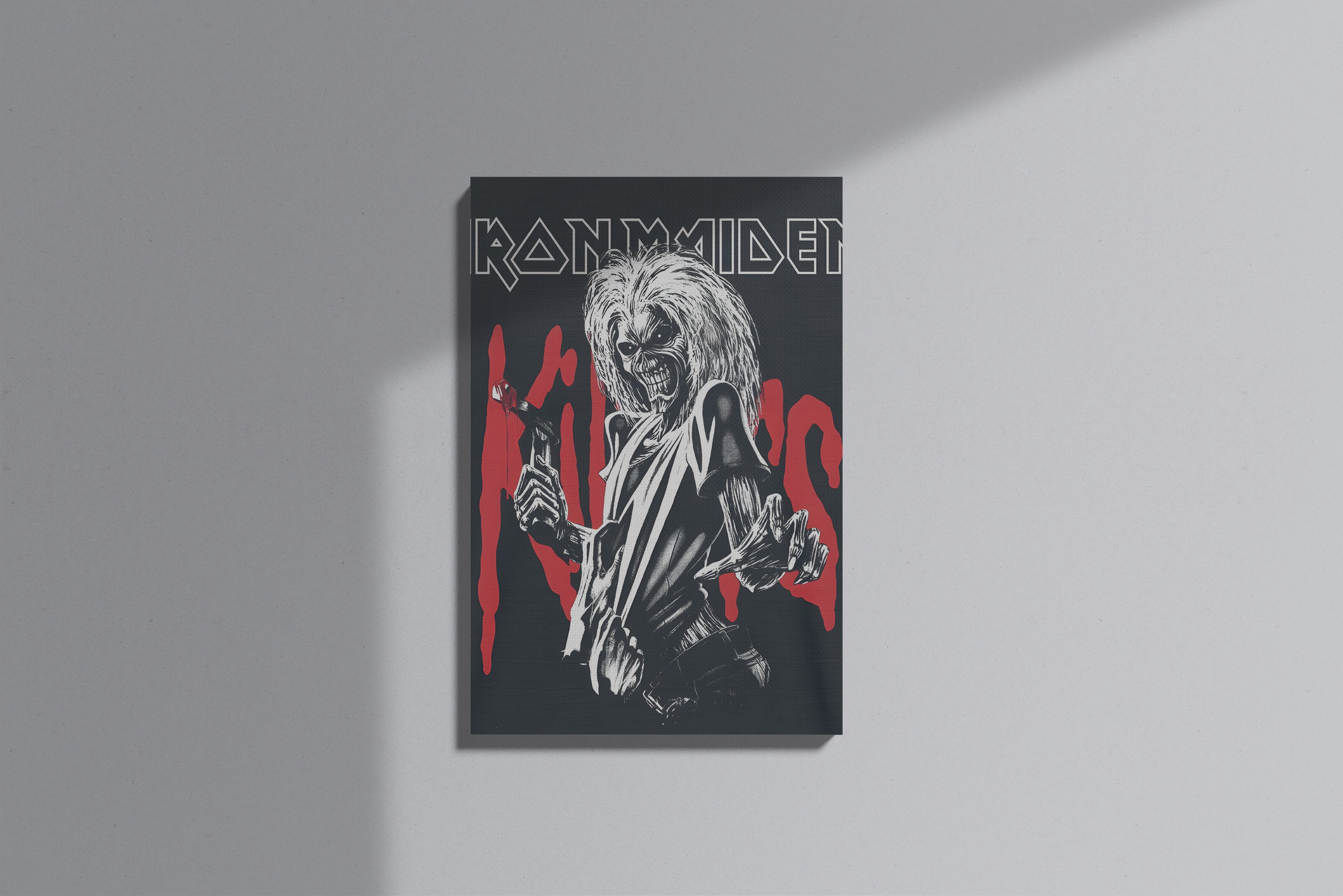GeekCultcha Iron Maiden Eddie Premium Canvas Print
