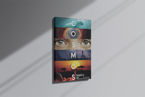 GeekCultcha Cosmos: A Space-Time Adventure Premium Canvas Painting
