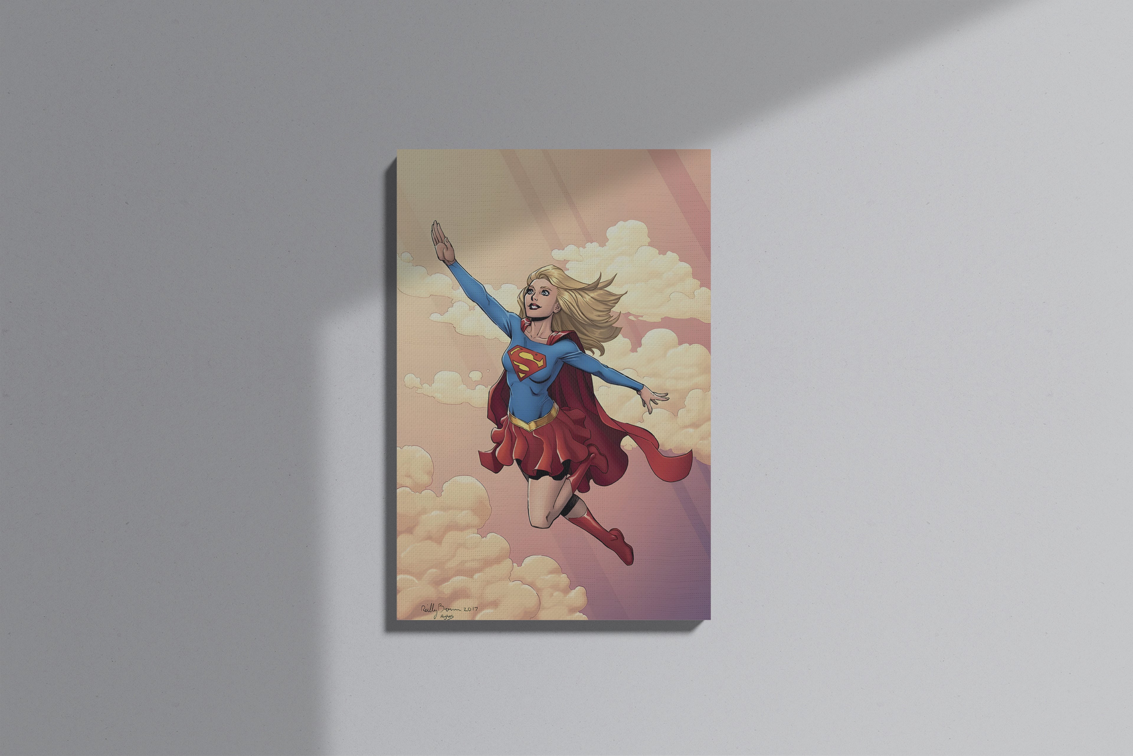 GeekCultcha DC Comics Supergirl Premium Canvas Print