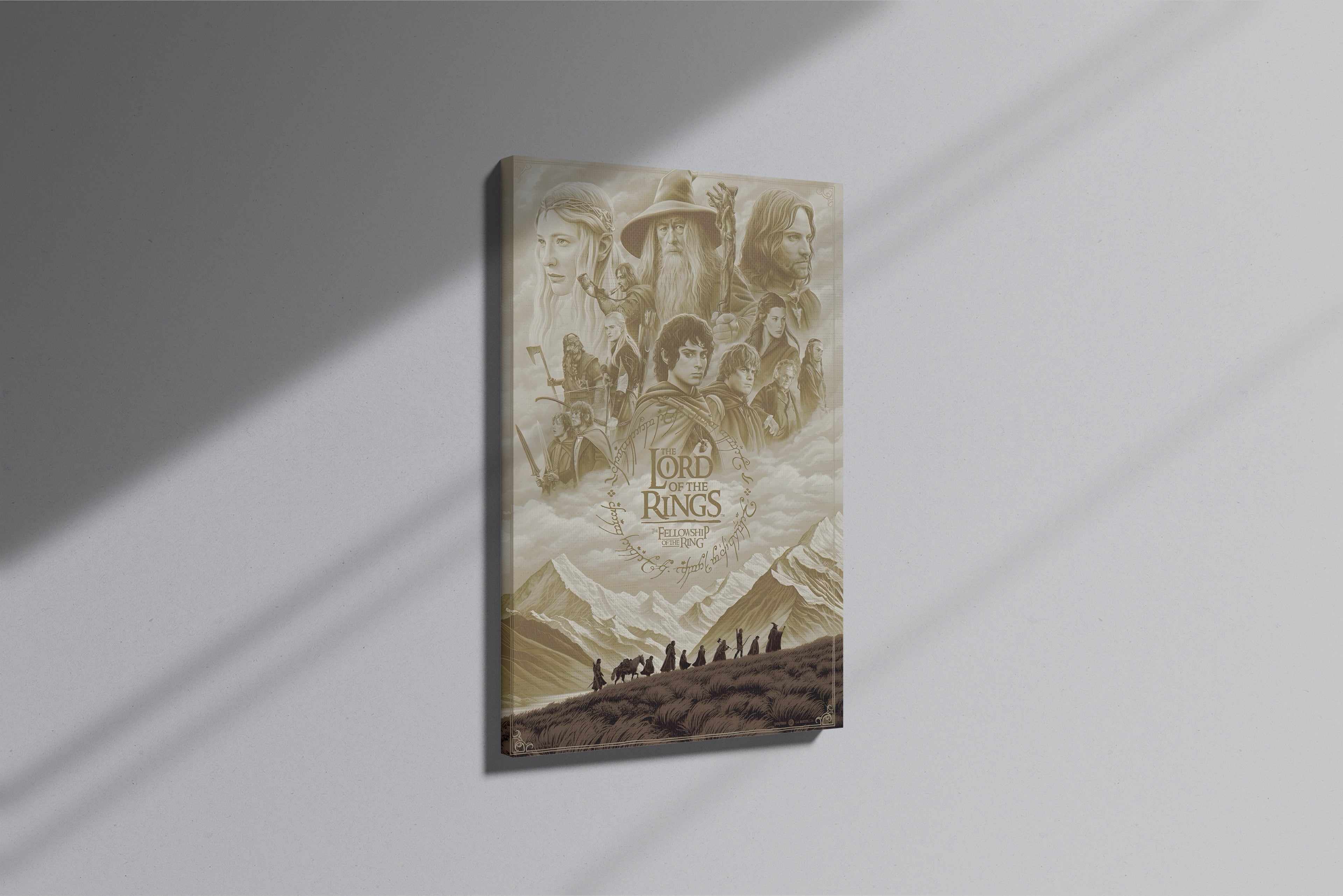 GeekCultcha The Lord of the Rings Fellowship Canvas Print