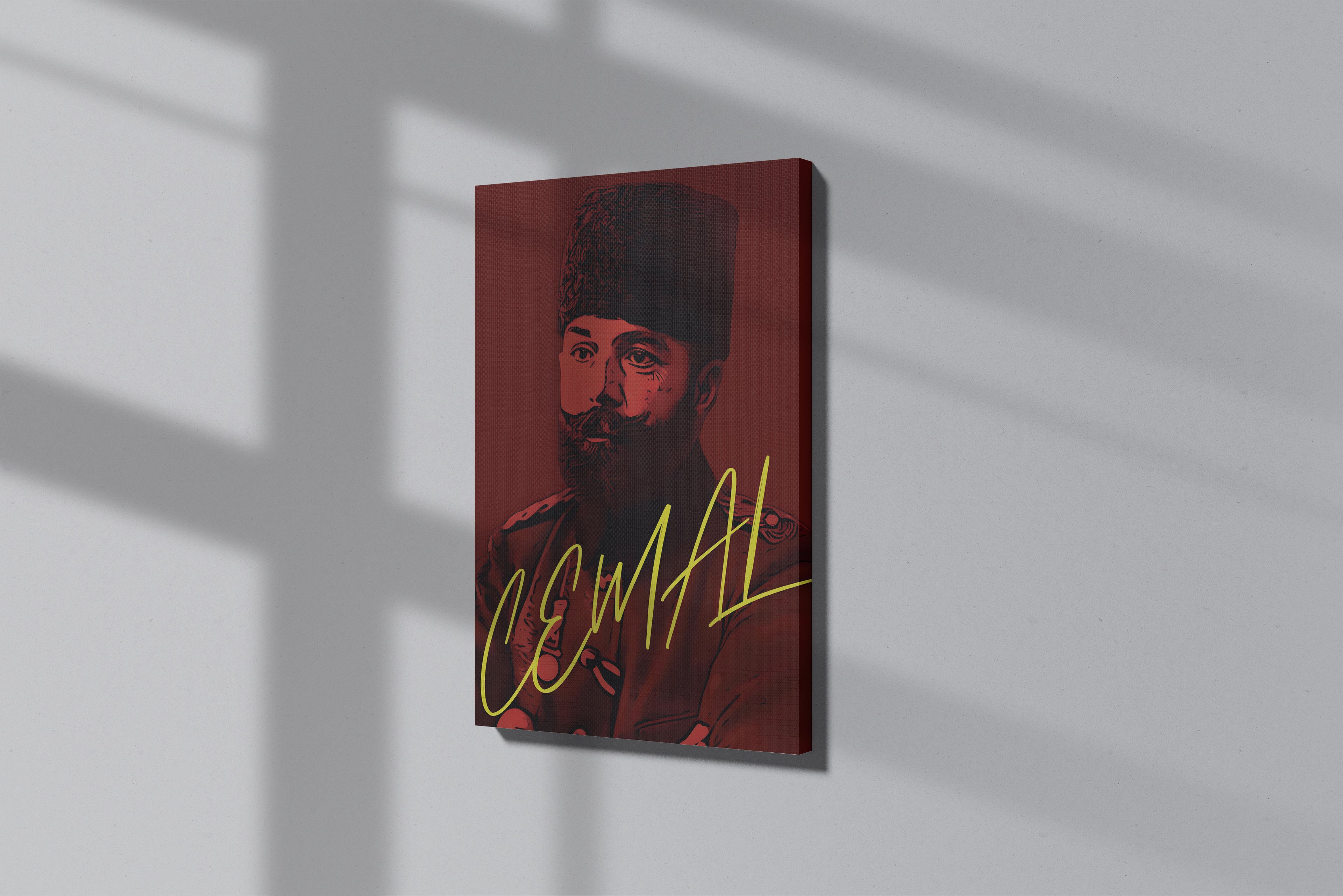 GeekCultcha Premium Canvas Painting with Cemal Pasha Theme