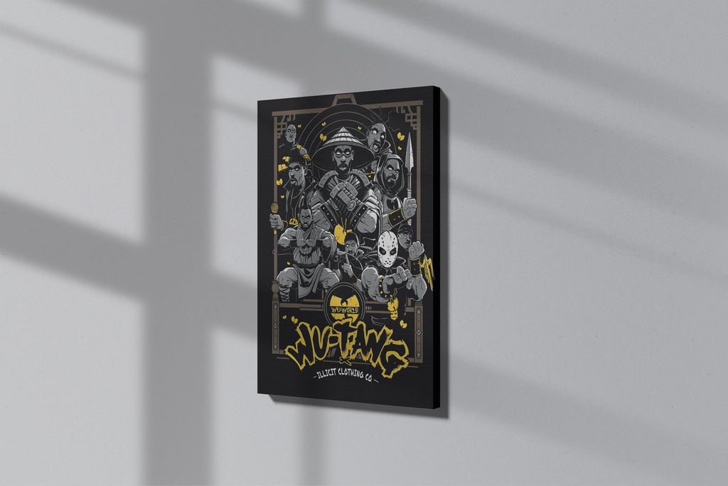 GeekCultcha Wu-Tang Clan Themed Premium Canvas Print