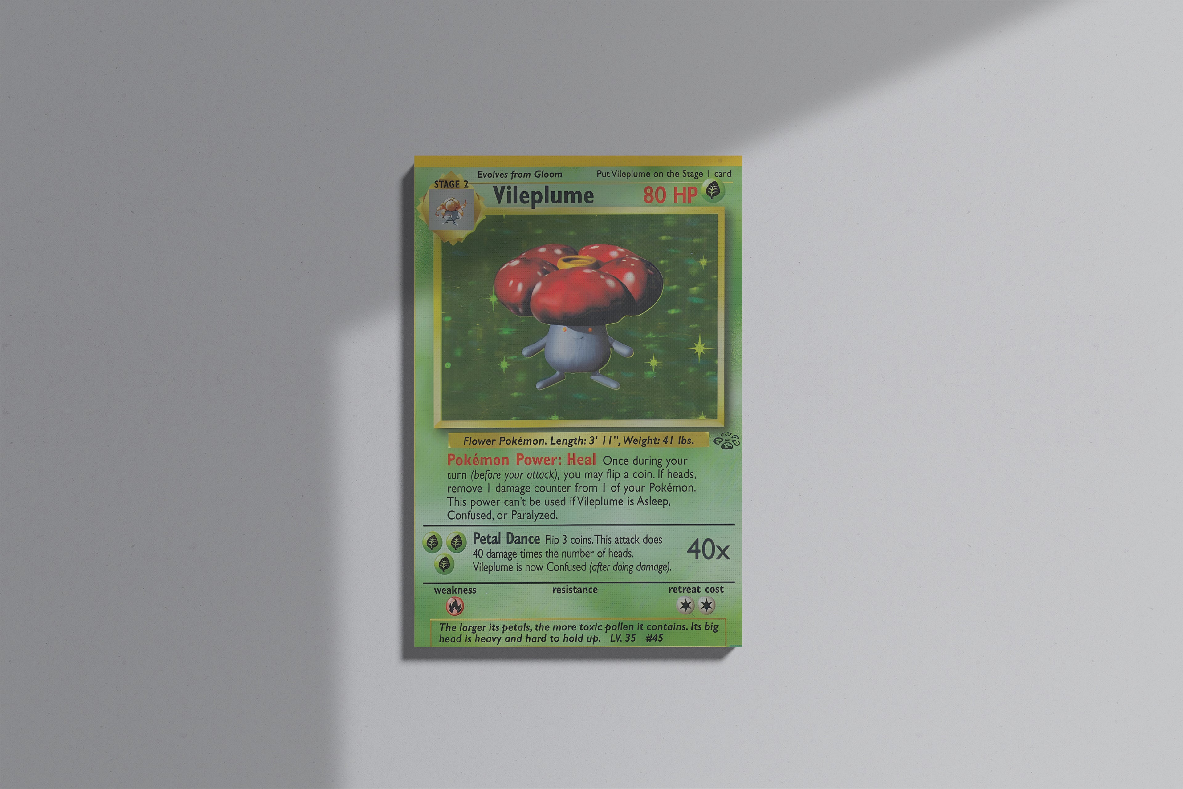 GeekCultcha Pokémon Vileplume Premium Canvas Print