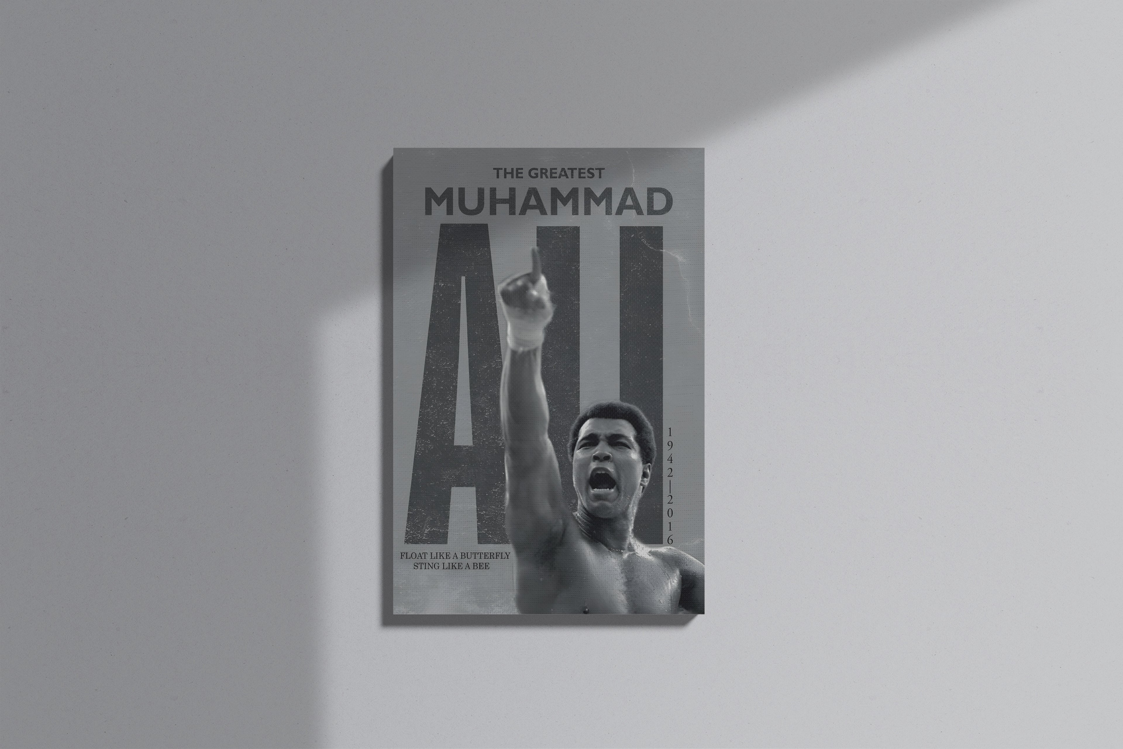 GeekCultcha Muhammad Ali The Greatest Premium Canvas Print