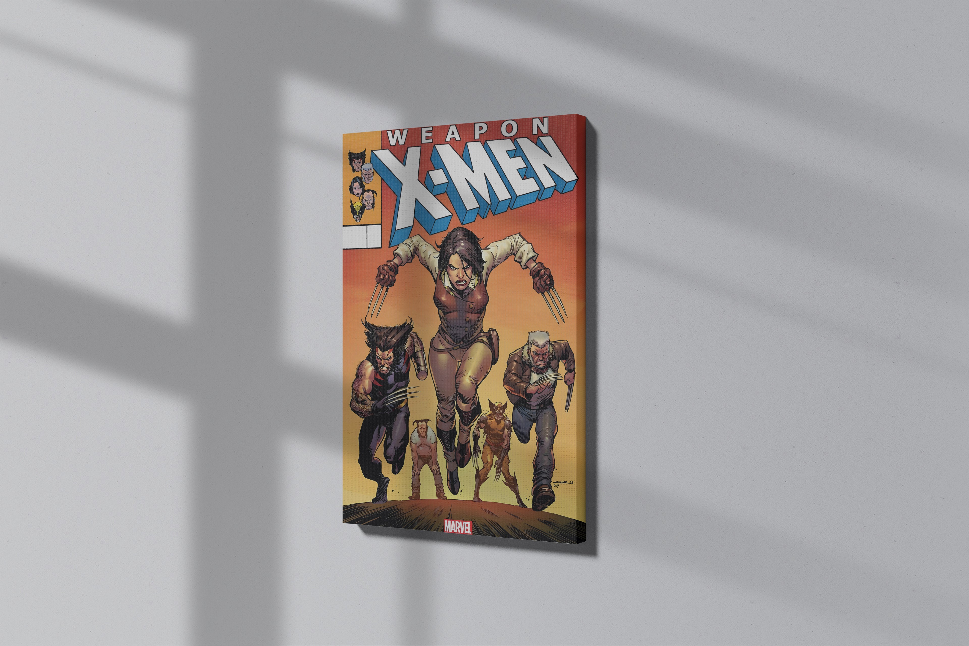 GeekCultcha Marvel X-Men Weapon X Premium Canvas Print