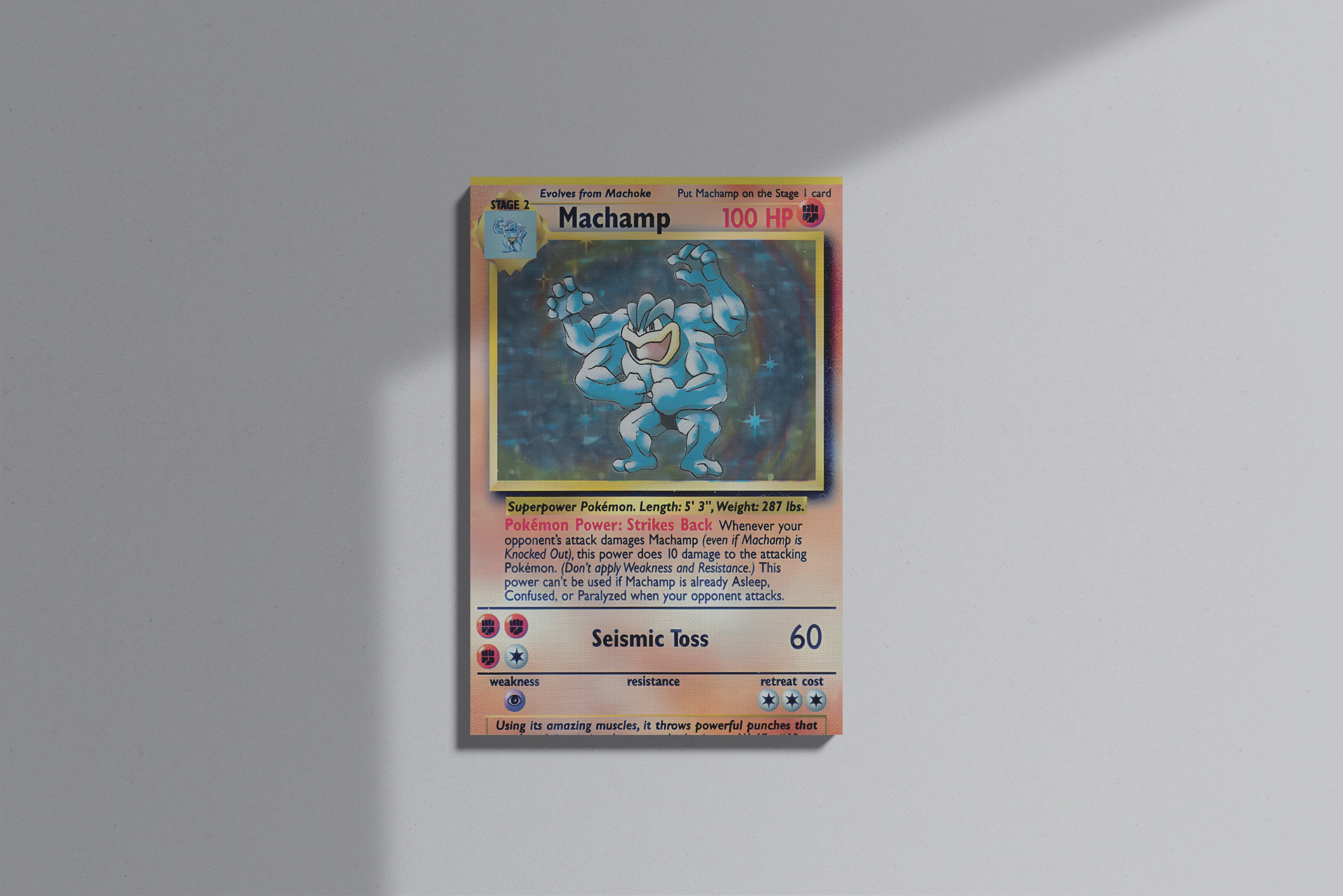 GeekCultcha Pokémon Machamp Premium Canvas Print