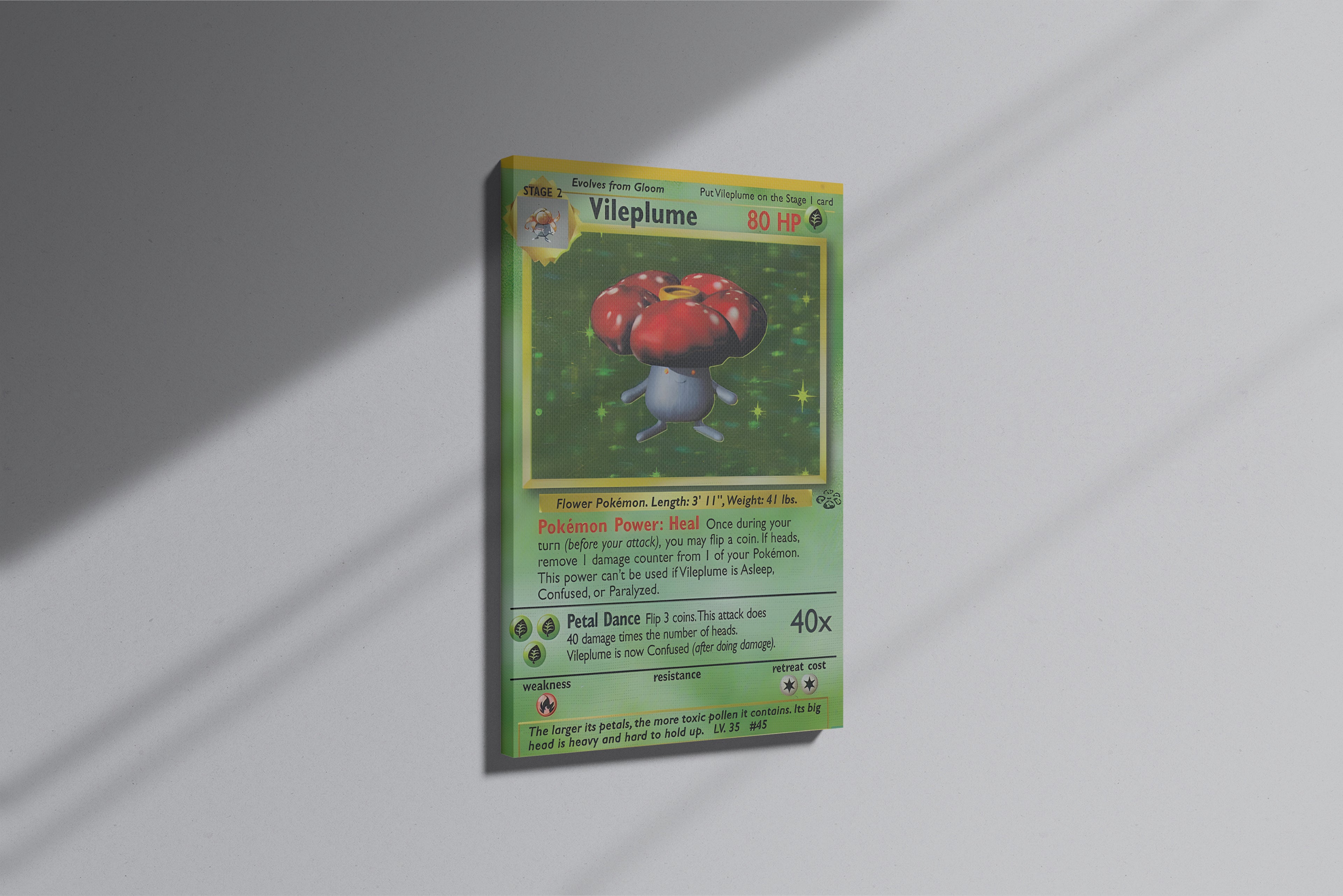 GeekCultcha Pokémon Vileplume Premium Canvas Print