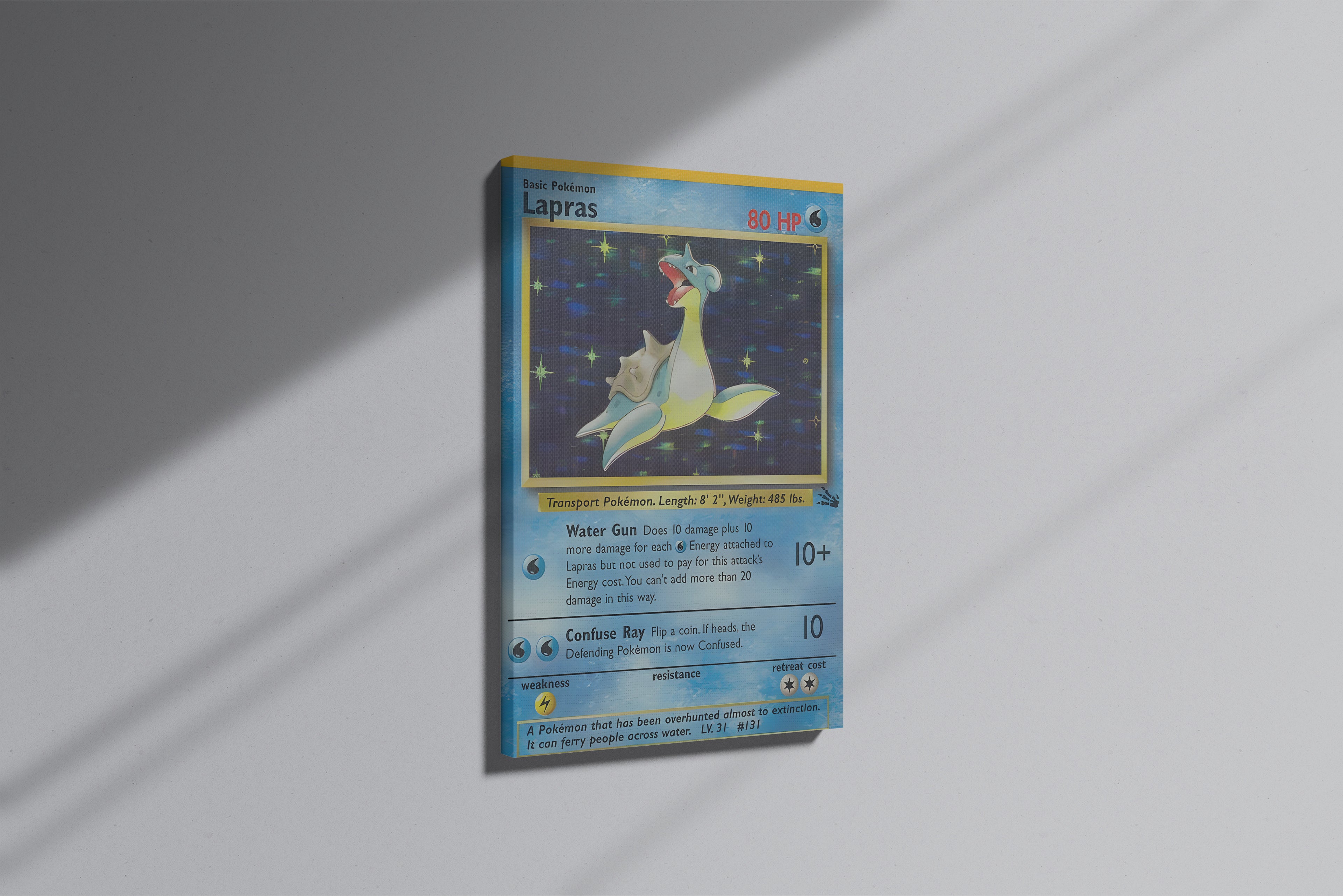 GeekCultcha Pokémon Lapras Premium Canvas Print