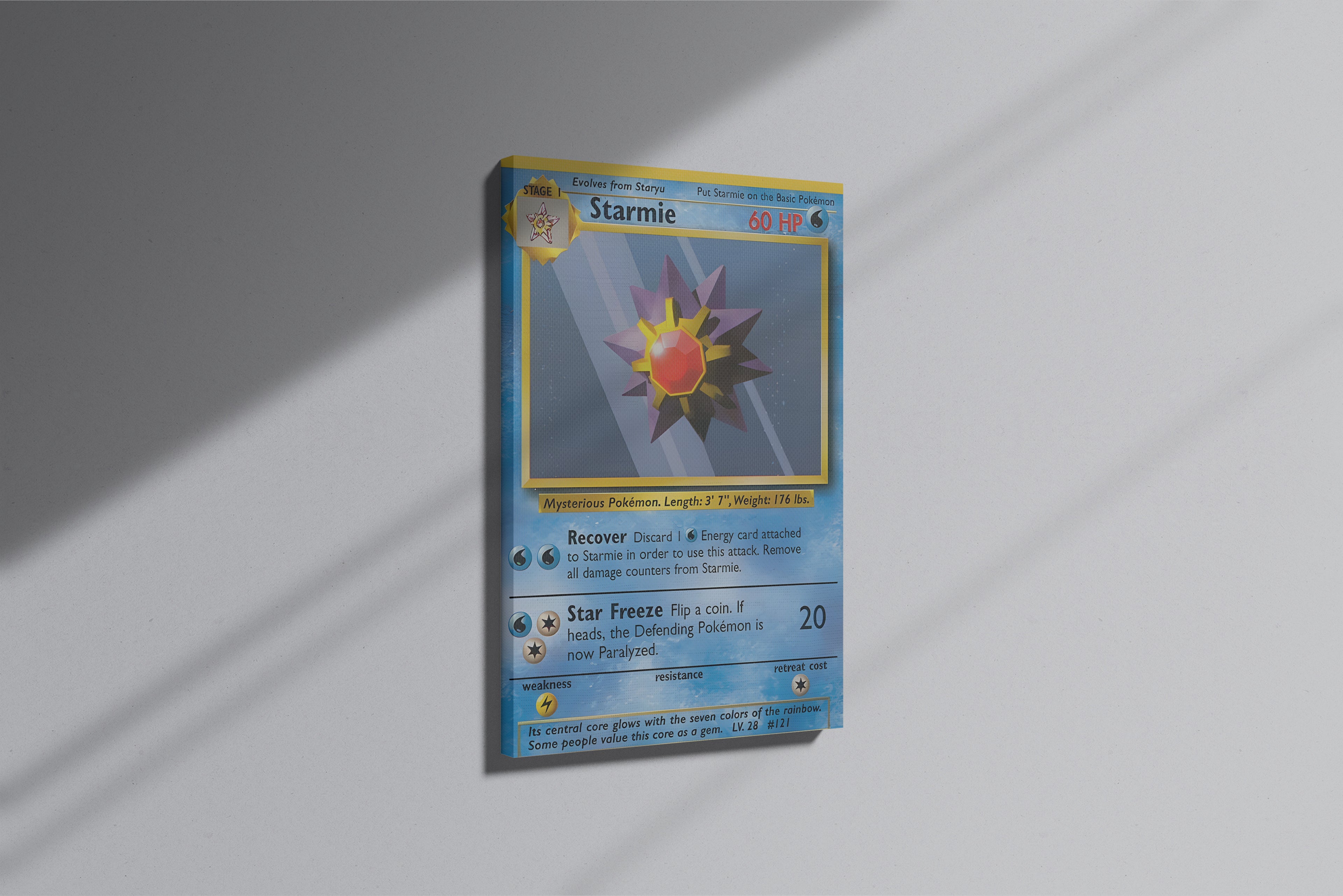 GeekCultcha Pokémon Starmie Premium Canvas Print