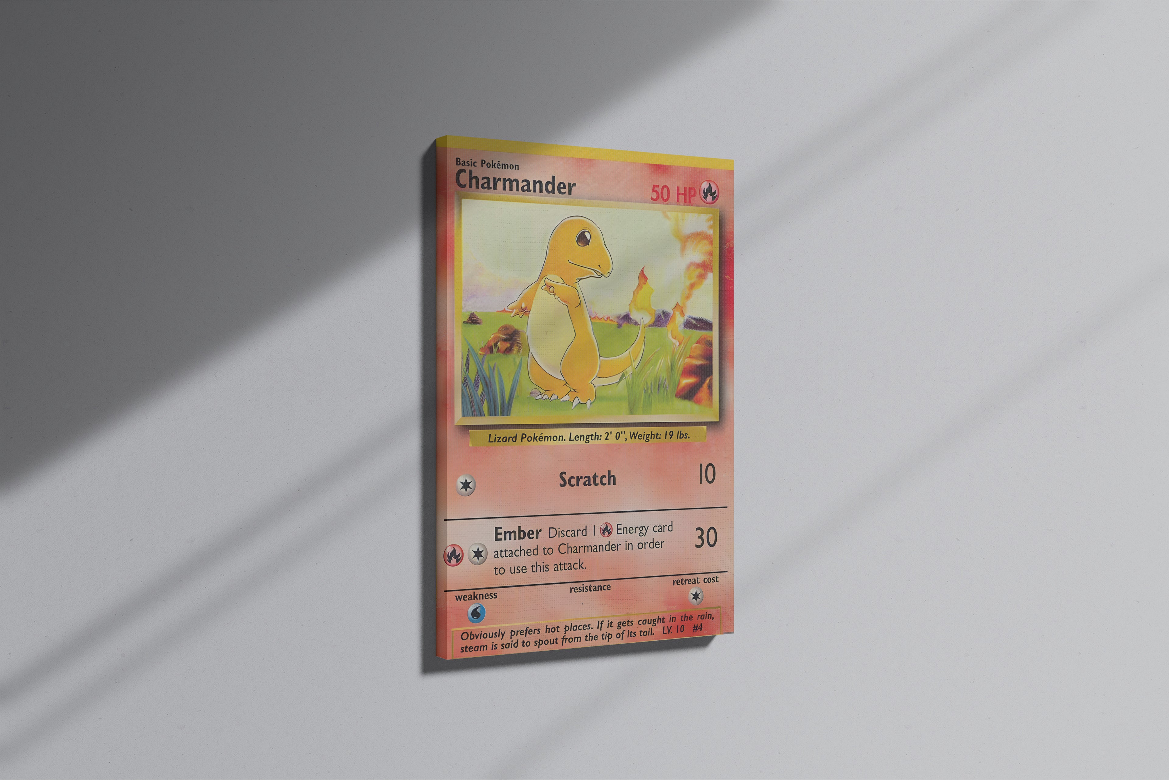 GeekCultcha Pokémon Charmander Premium Canvas Print