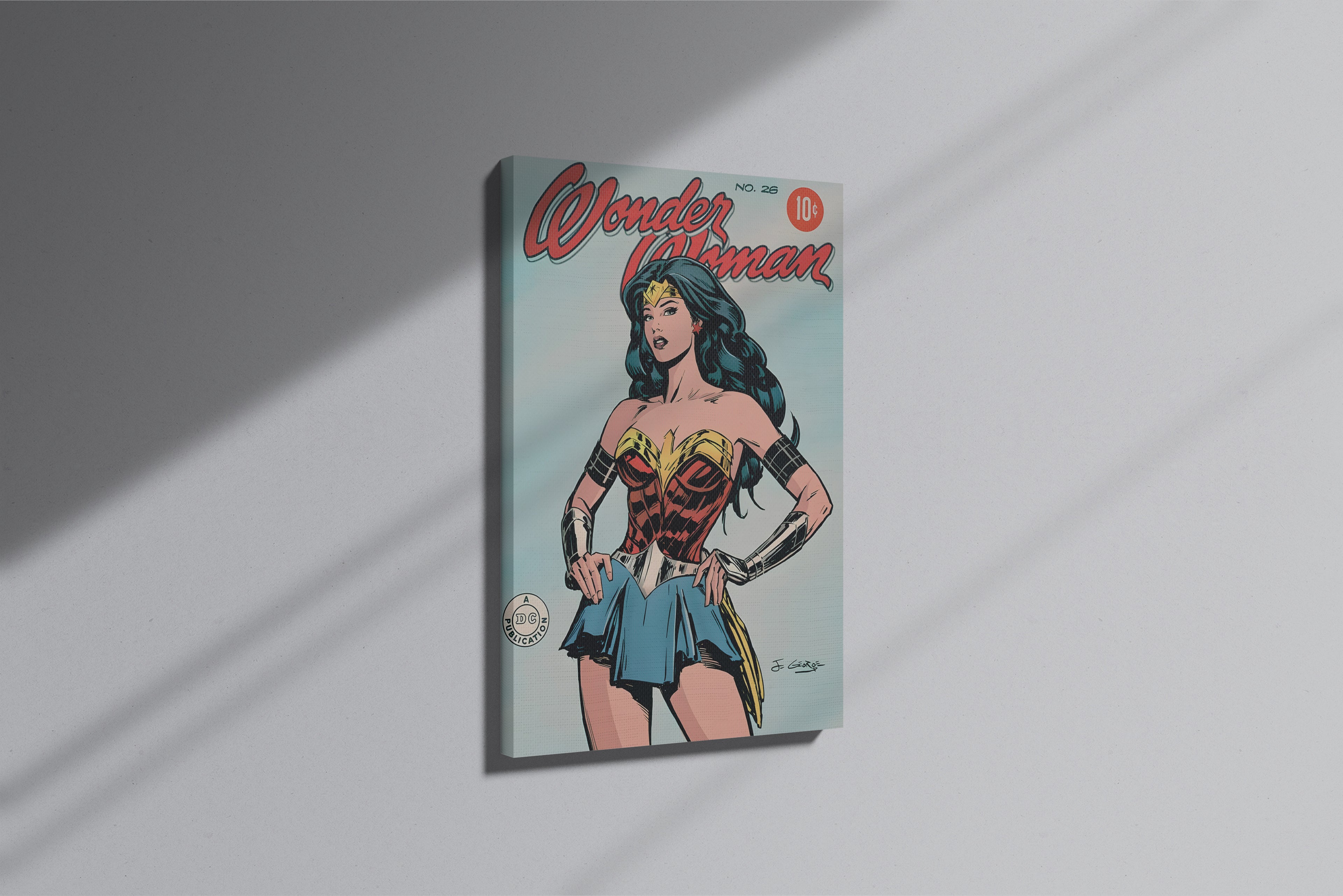 GeekCultcha Wonder Woman DC Comics Premium Canvas Print