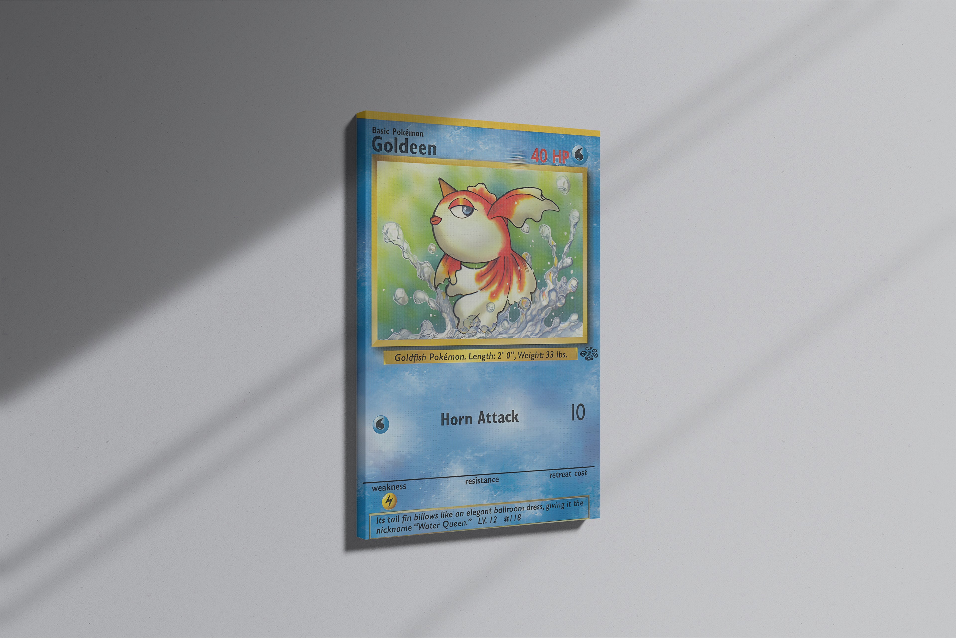 GeekCultcha Pokémon Goldeen Premium Canvas Print