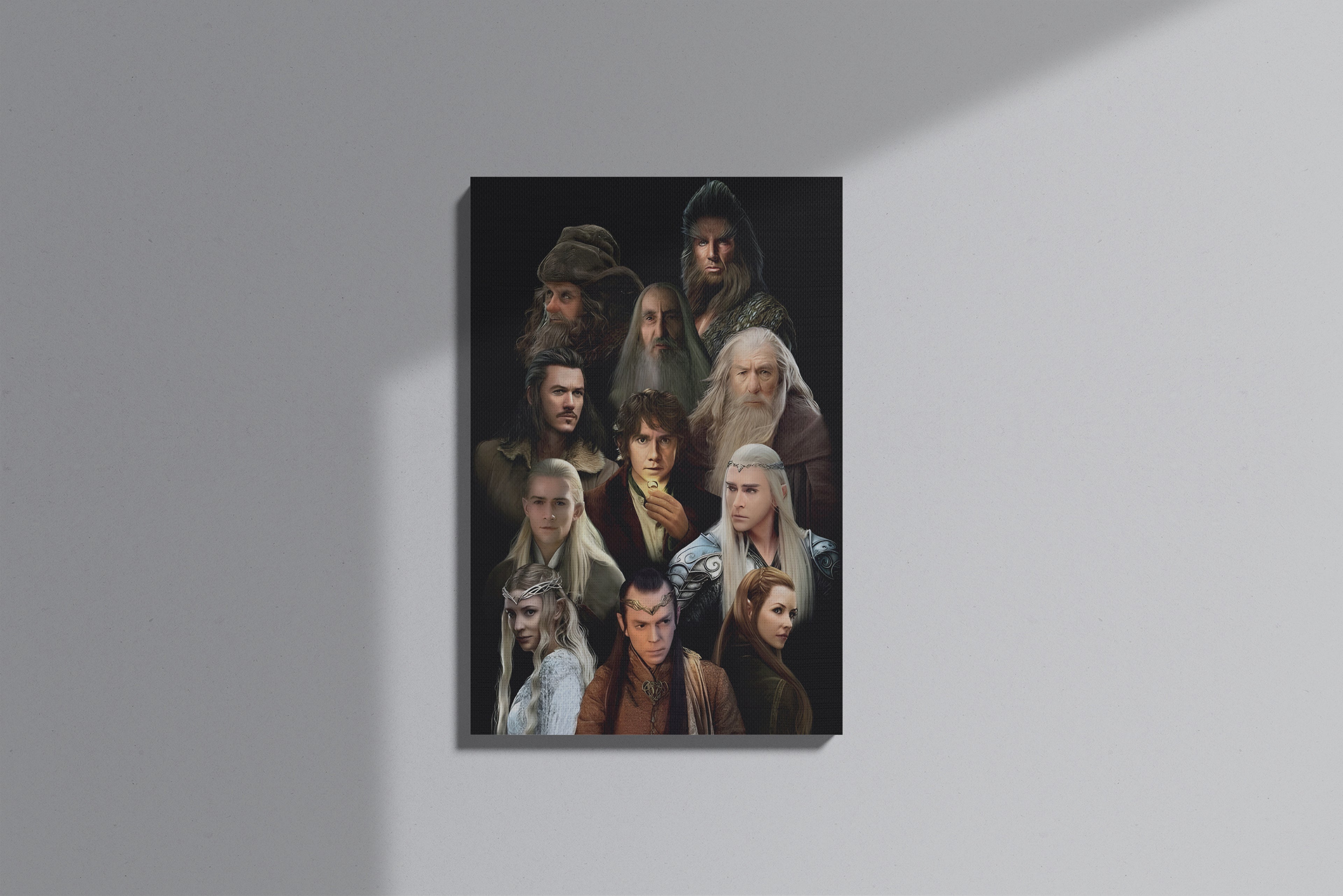 GeekCultcha The Lord of the Rings Character Themed Premium Canvas Print