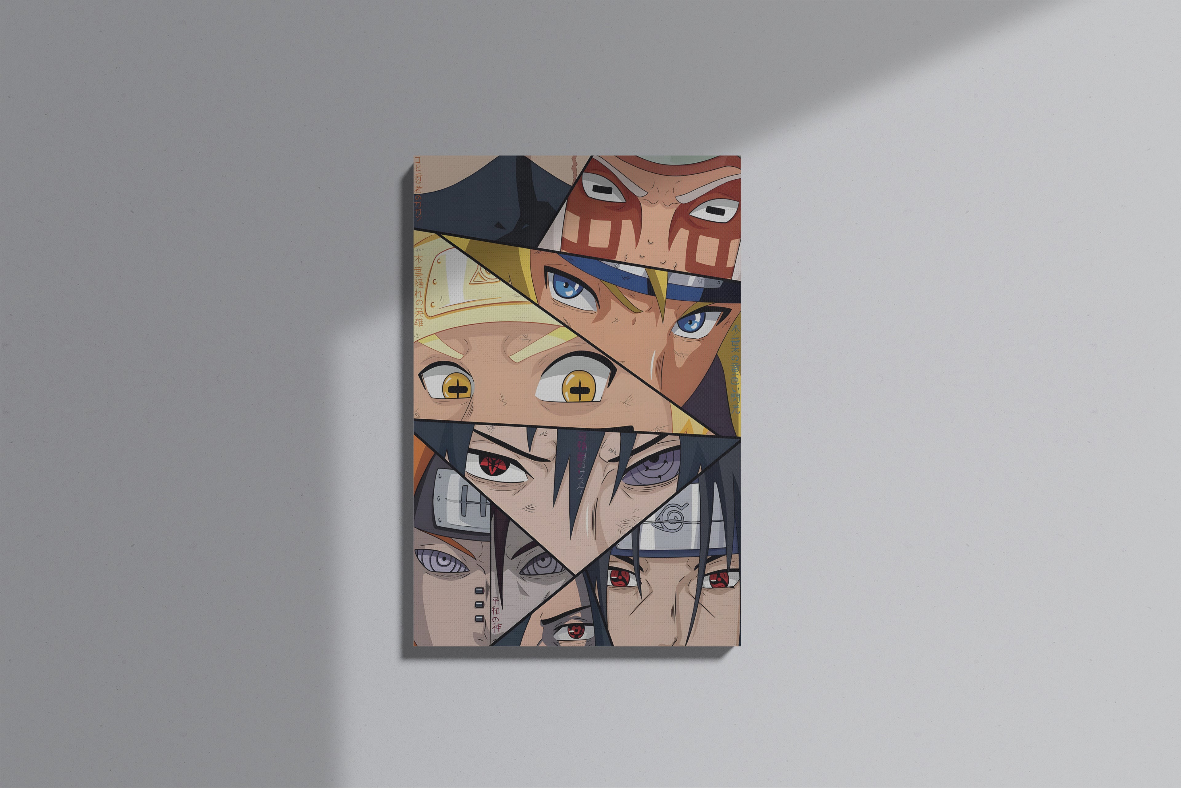 GeekCultcha Naruto Characters Premium Canvas Painting