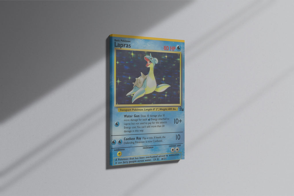 GeekCultcha Pokémon Lapras Premium Canvas Print