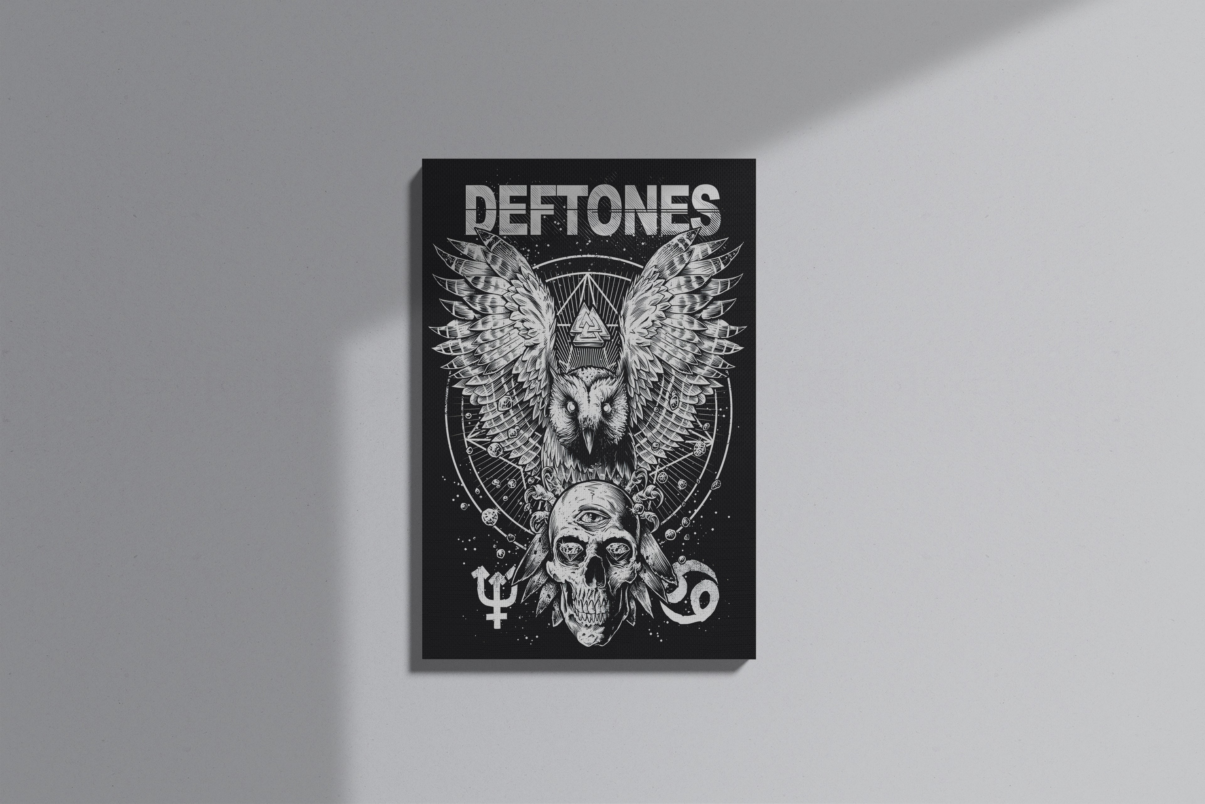 GeekCultcha Deftones Themed Premium Canvas Painting