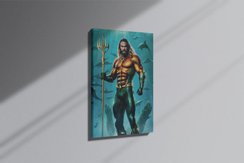 GeekCultcha DC Comics Aquaman Premium Canvas Print