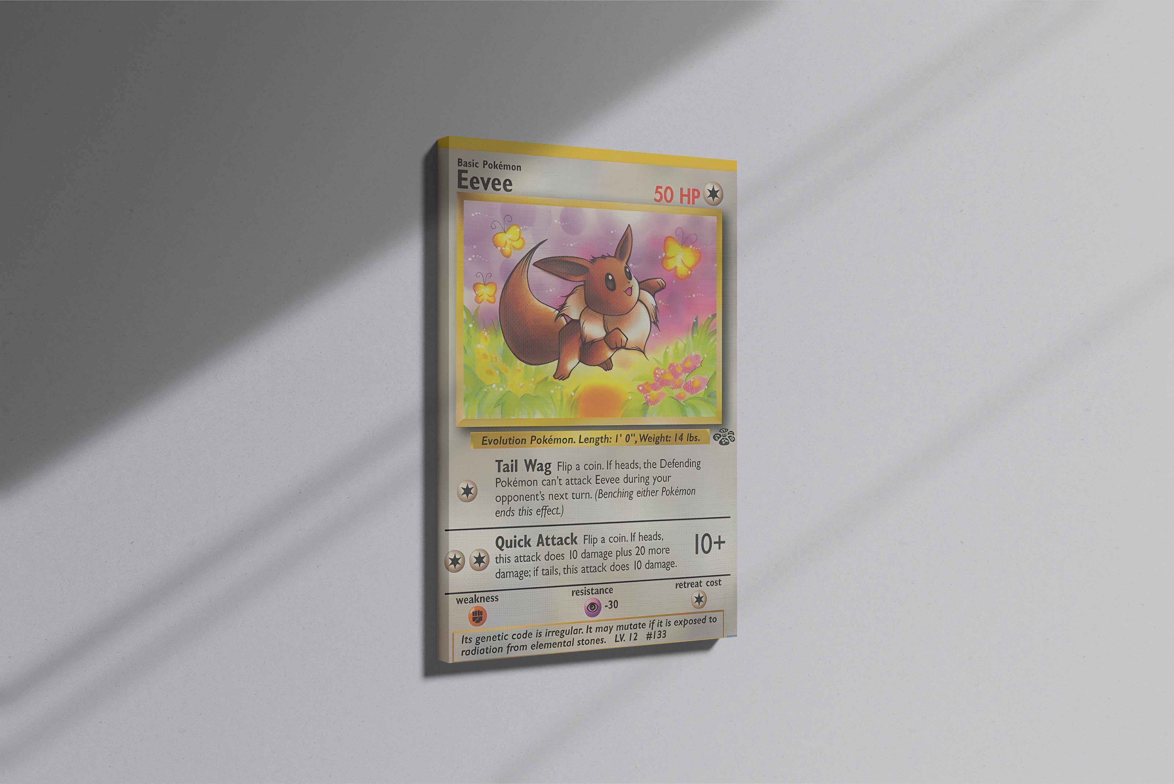 GeekCultcha Pokémon Eevee Premium Canvas Print