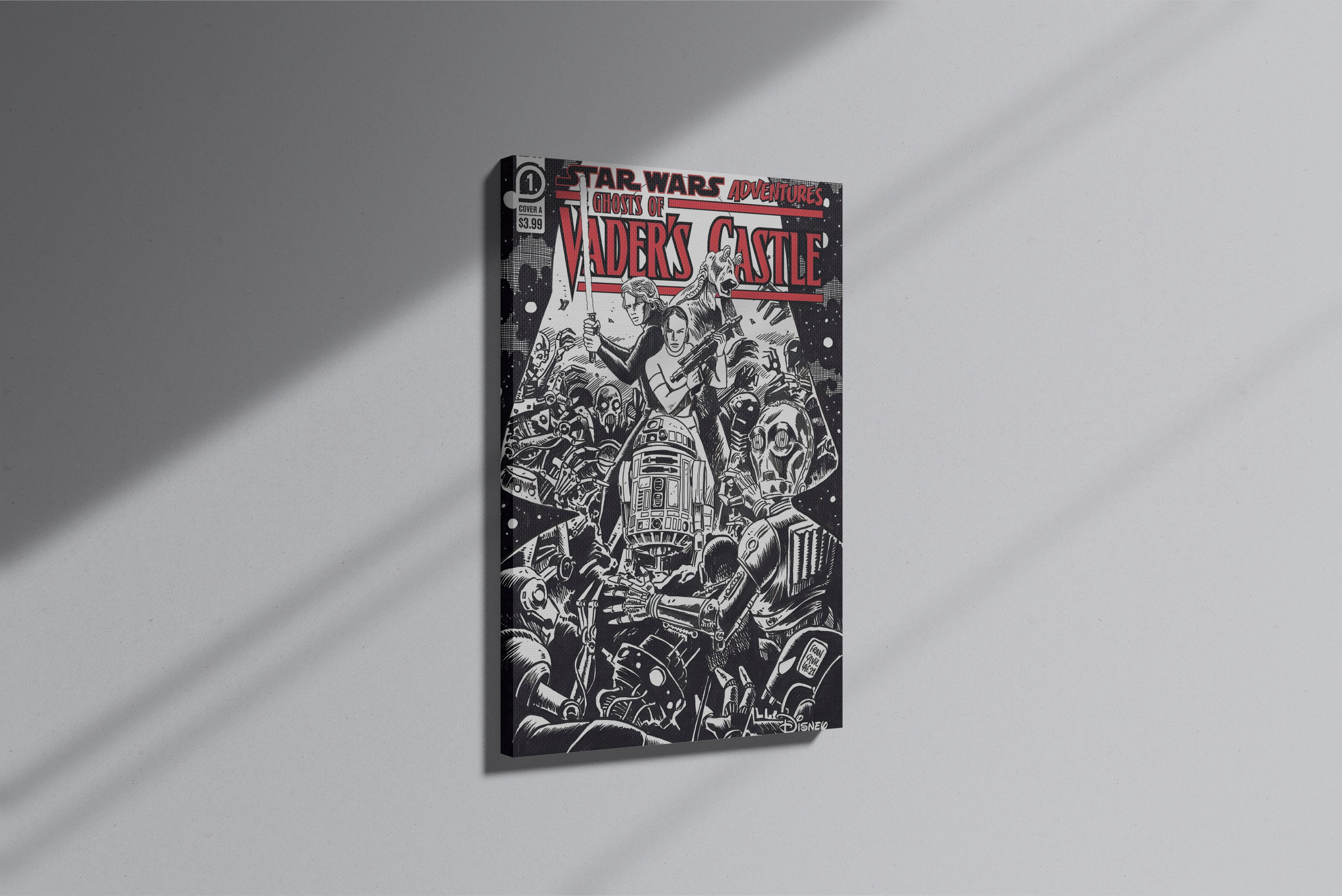 GeekCultcha Star Wars Ghosts of Vader's Castle Premium Canvas Print