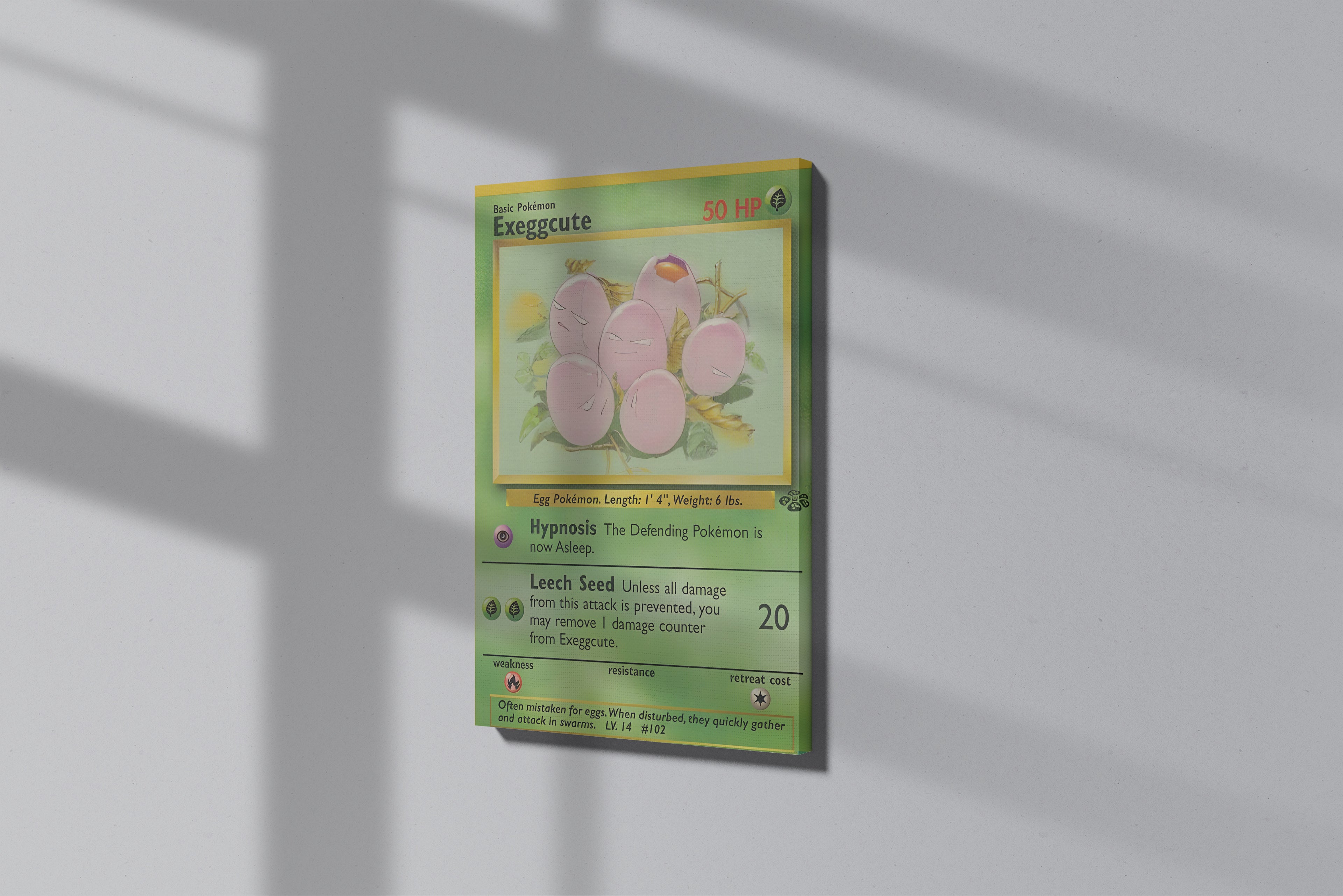 GeekCultcha Pokémon Exeggcute Premium Canvas Print