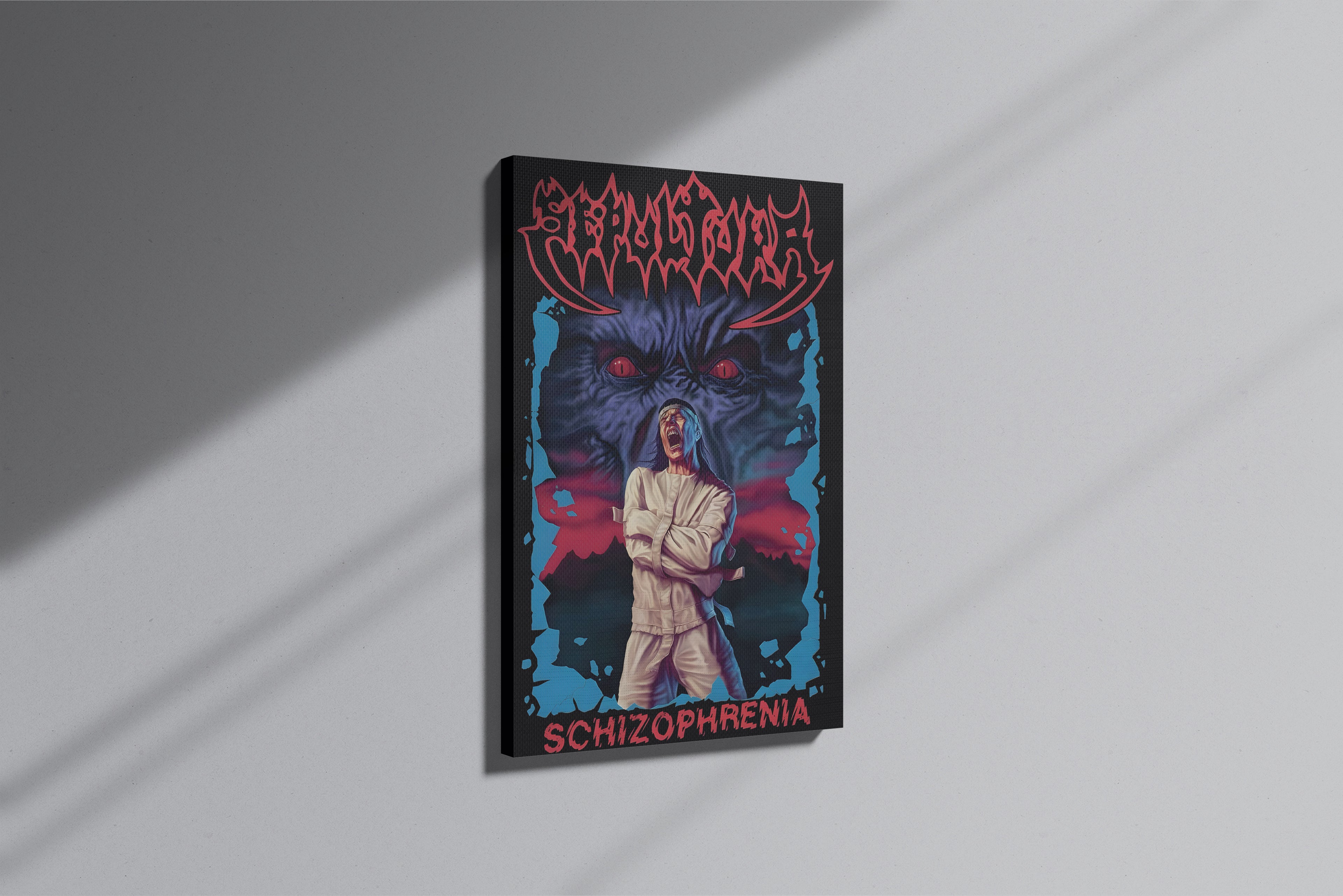 GeekCultcha Sepultura Schizophrenia Premium Canvas Print