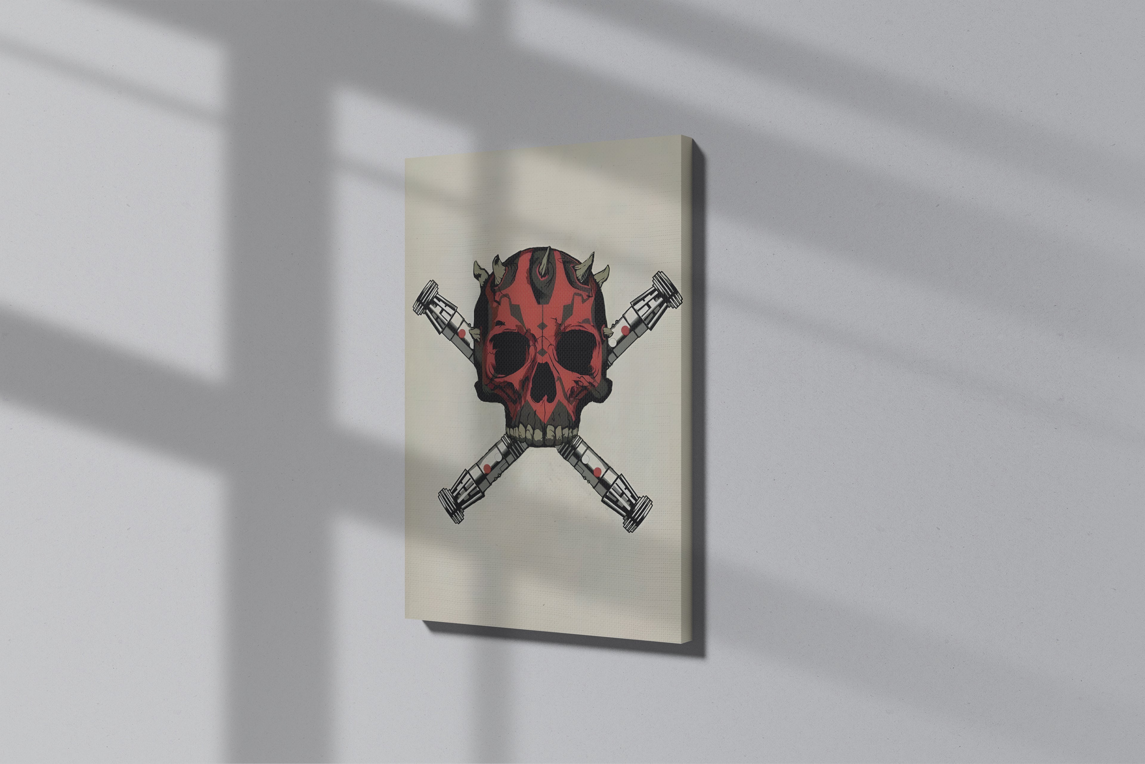 GeekCultcha Star Wars Darth Maul Premium Canvas Print