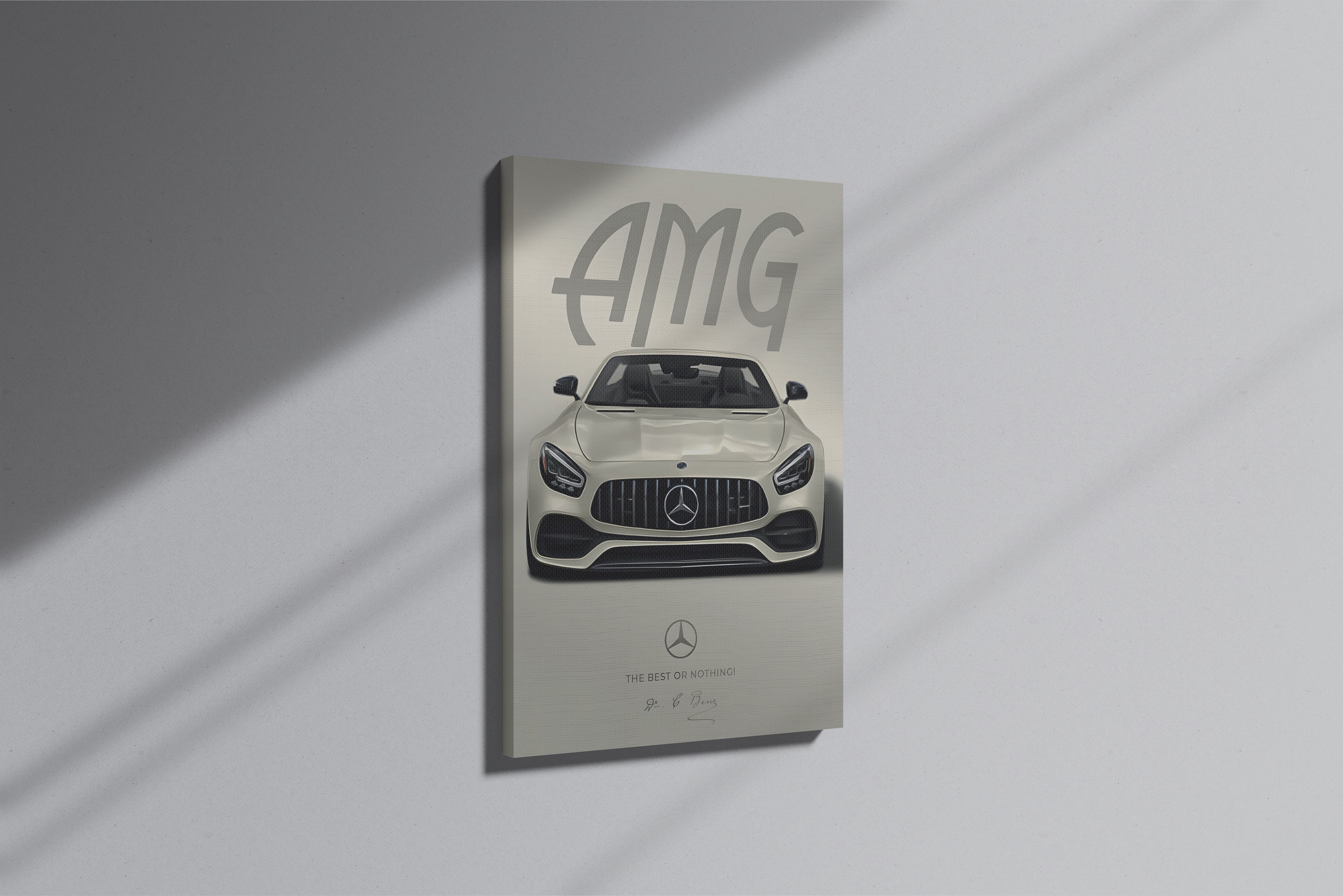 GeekCultcha Mercedes-Benz AMG Premium Canvas Print