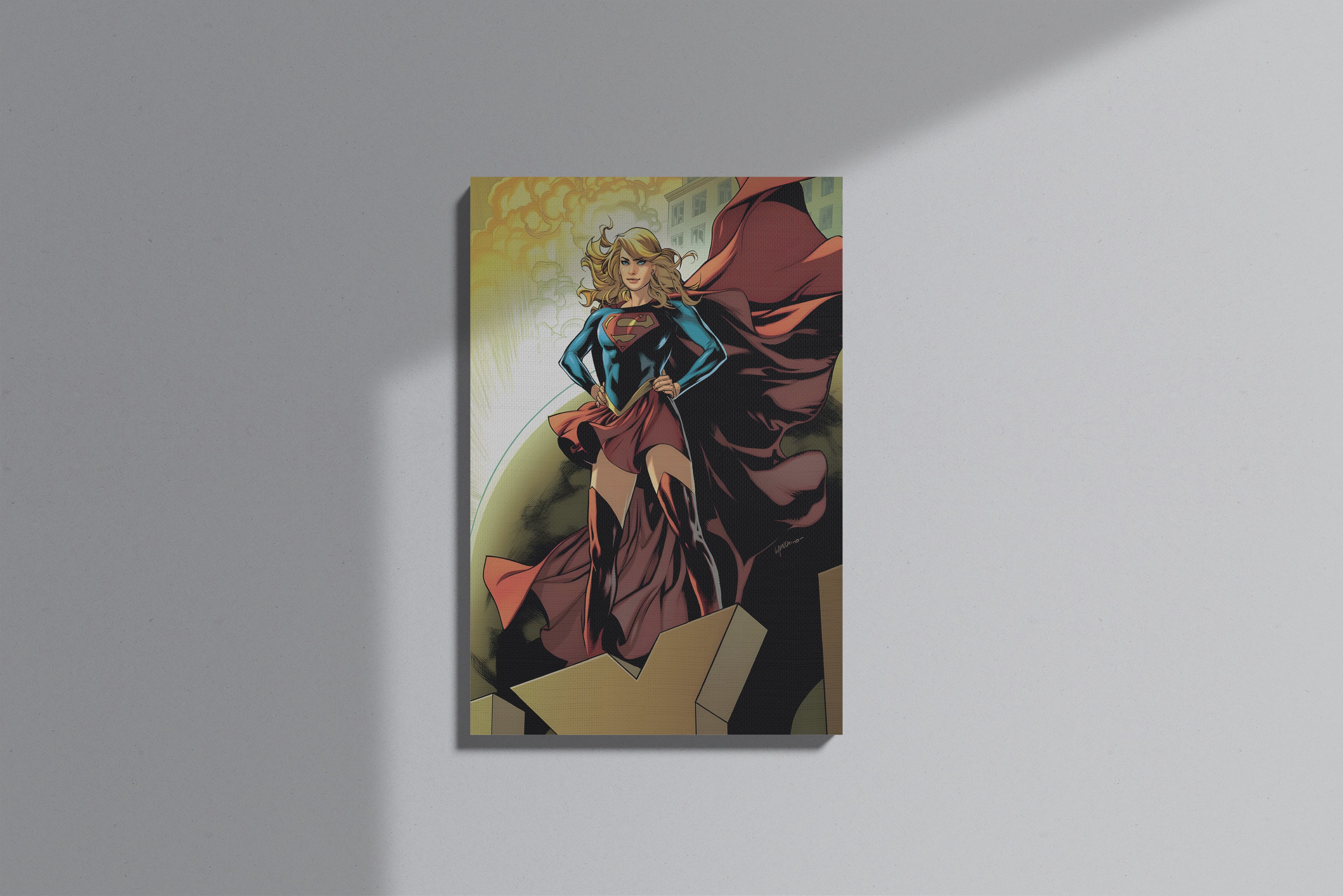 GeekCultcha DC Comics Supergirl Premium Canvas Print