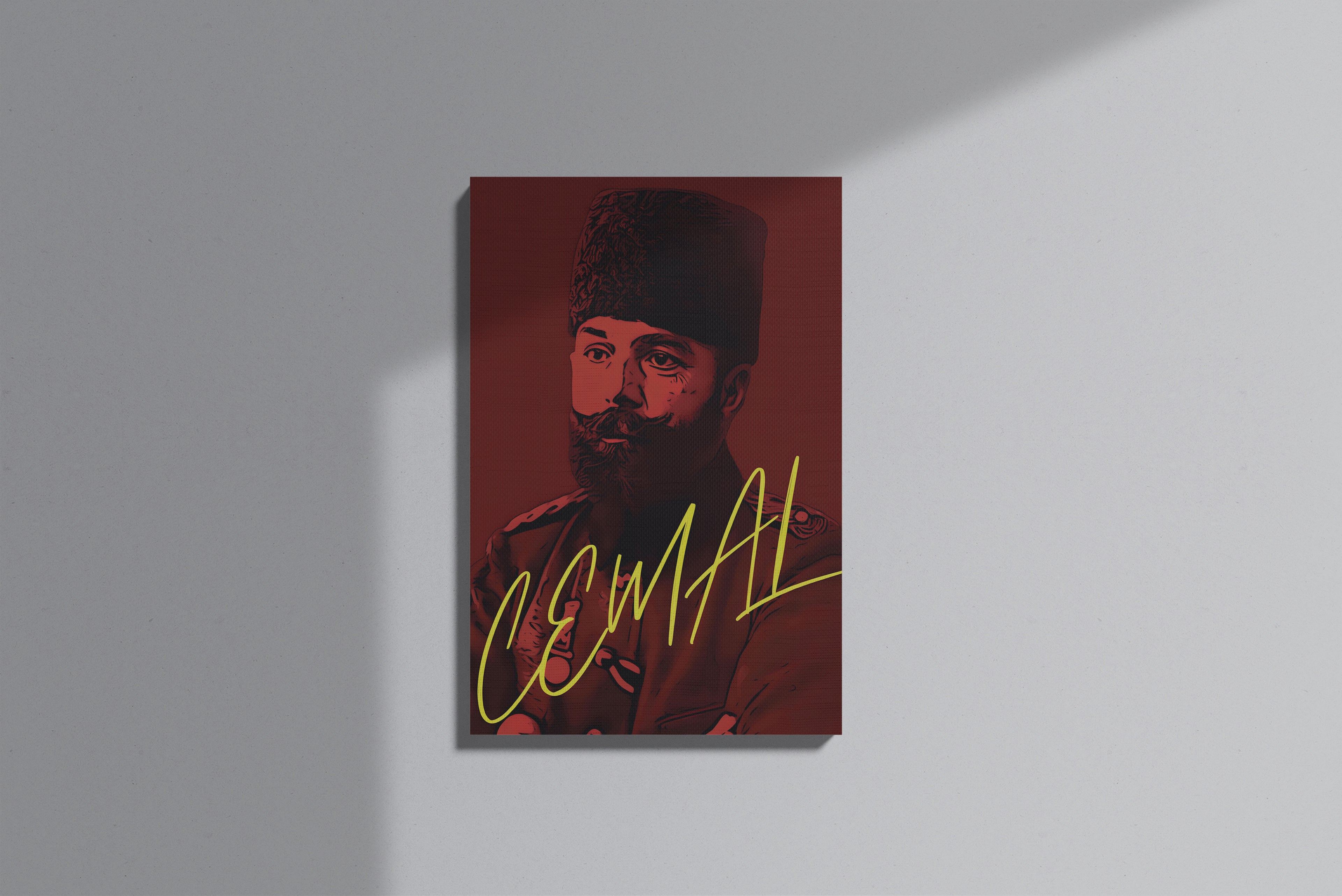 GeekCultcha Premium Canvas Painting with Cemal Pasha Theme