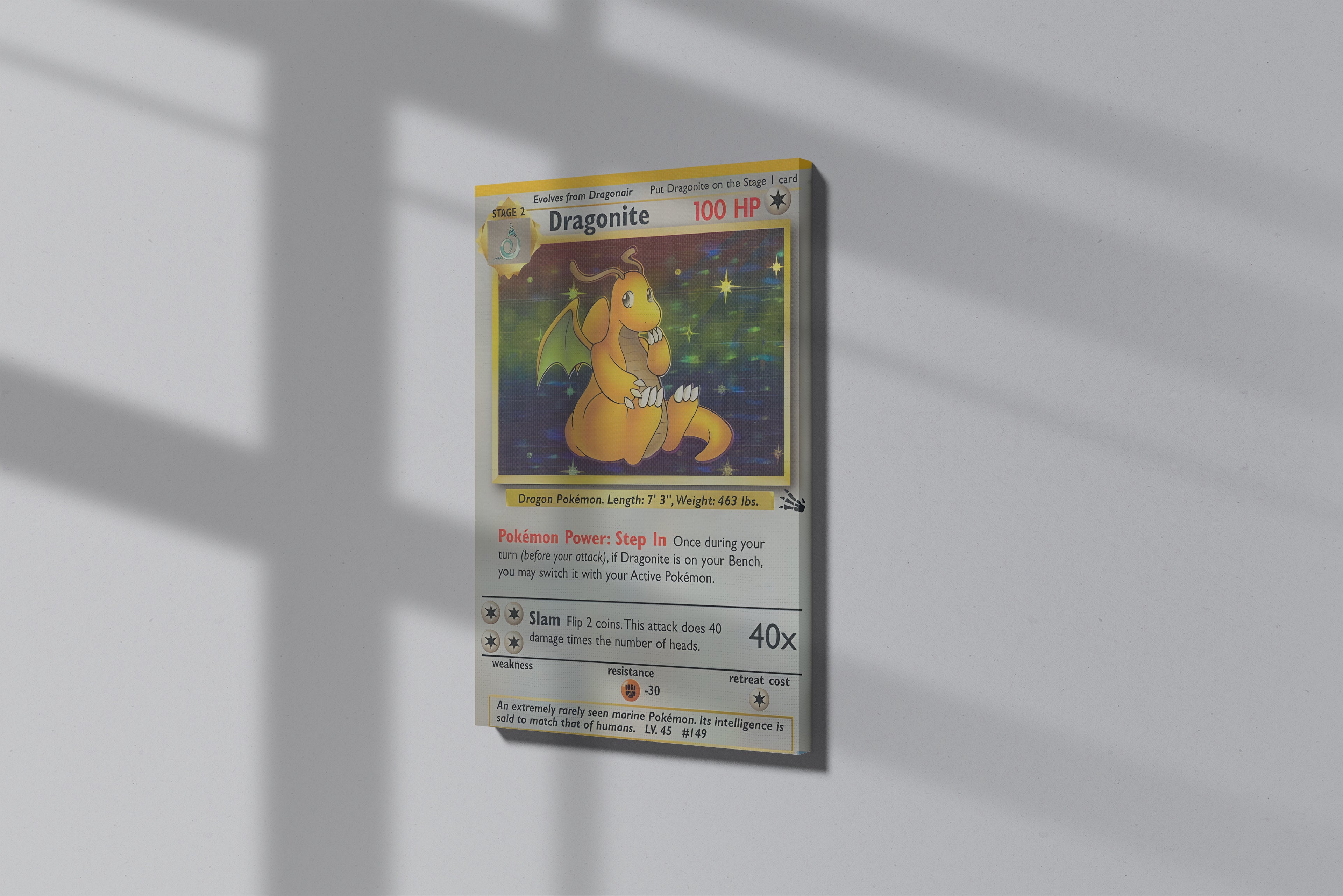 GeekCultcha Pokémon Dragonite Premium Canvas Print