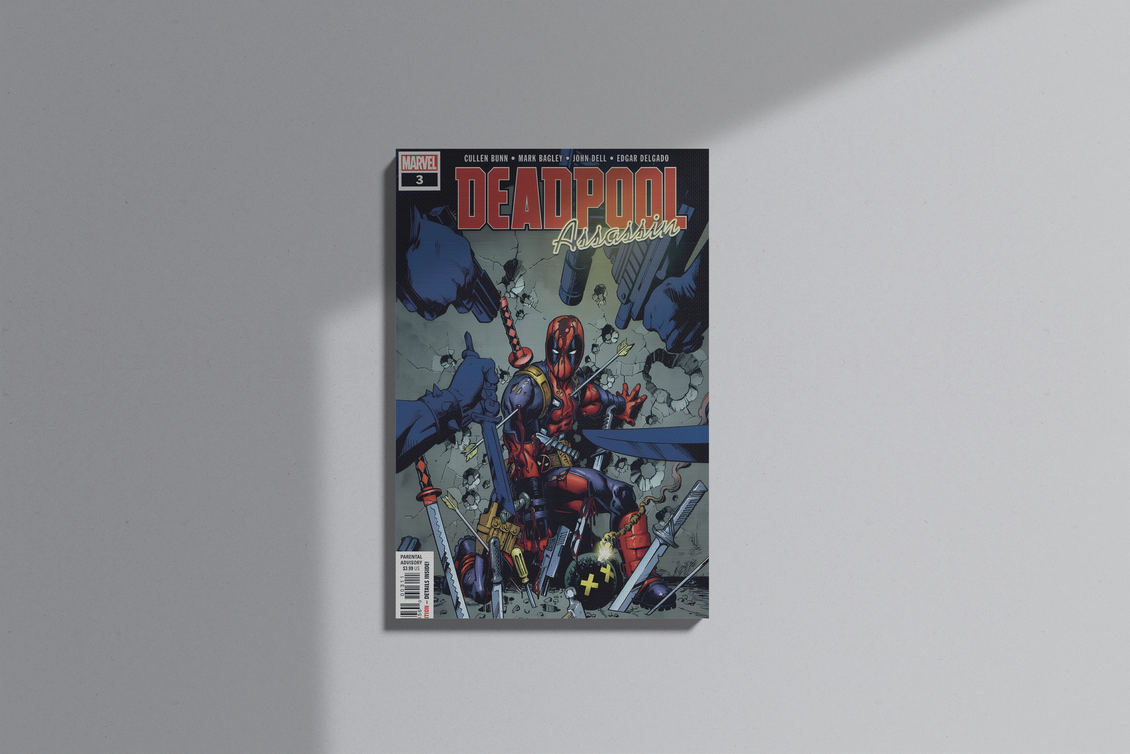 GeekCultcha Marvel Deadpool Premium Canvas Print