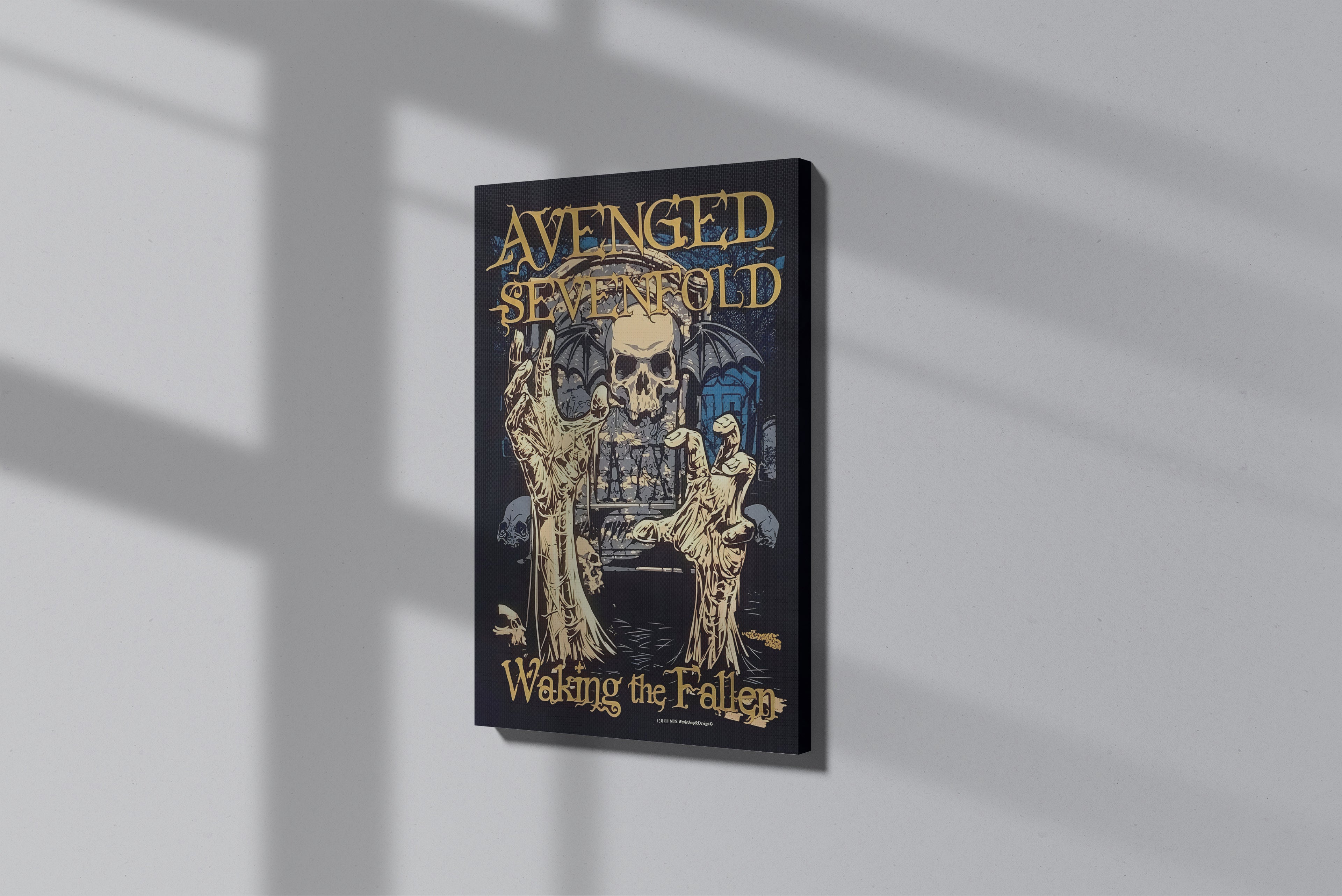 GeekCultcha Avenged Sevenfold Waking the Fallen Premium Canvas Print