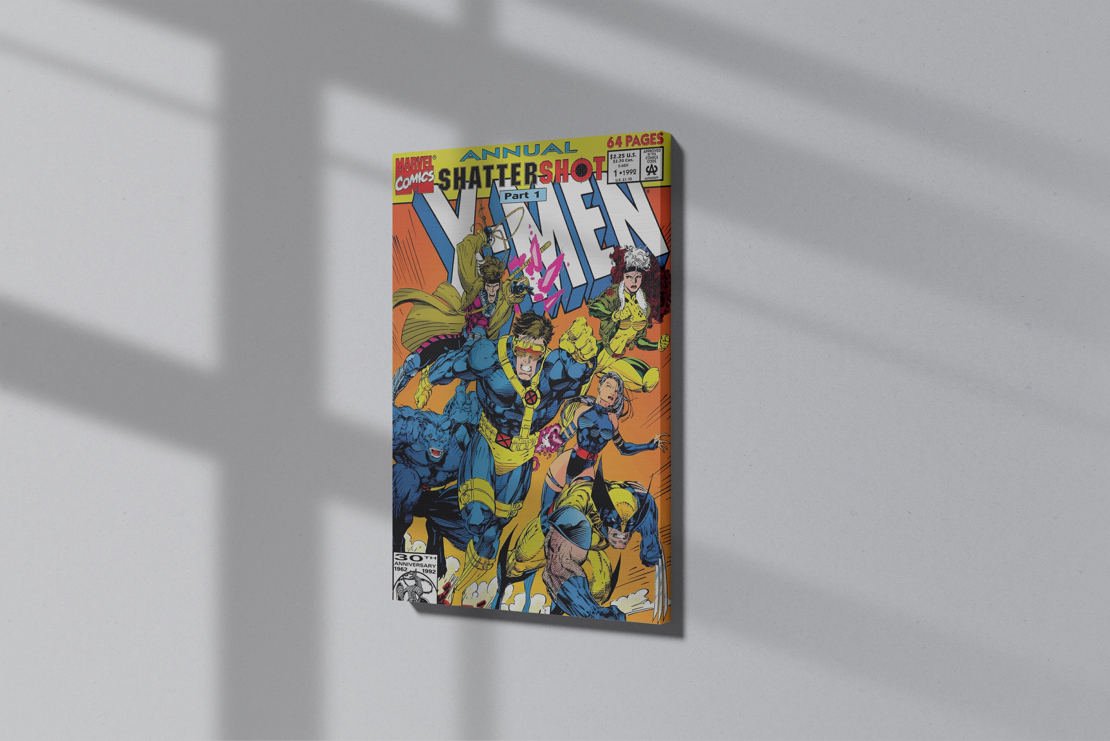 GeekCultcha Marvel X-Men Shattershot Premium Canvas Print