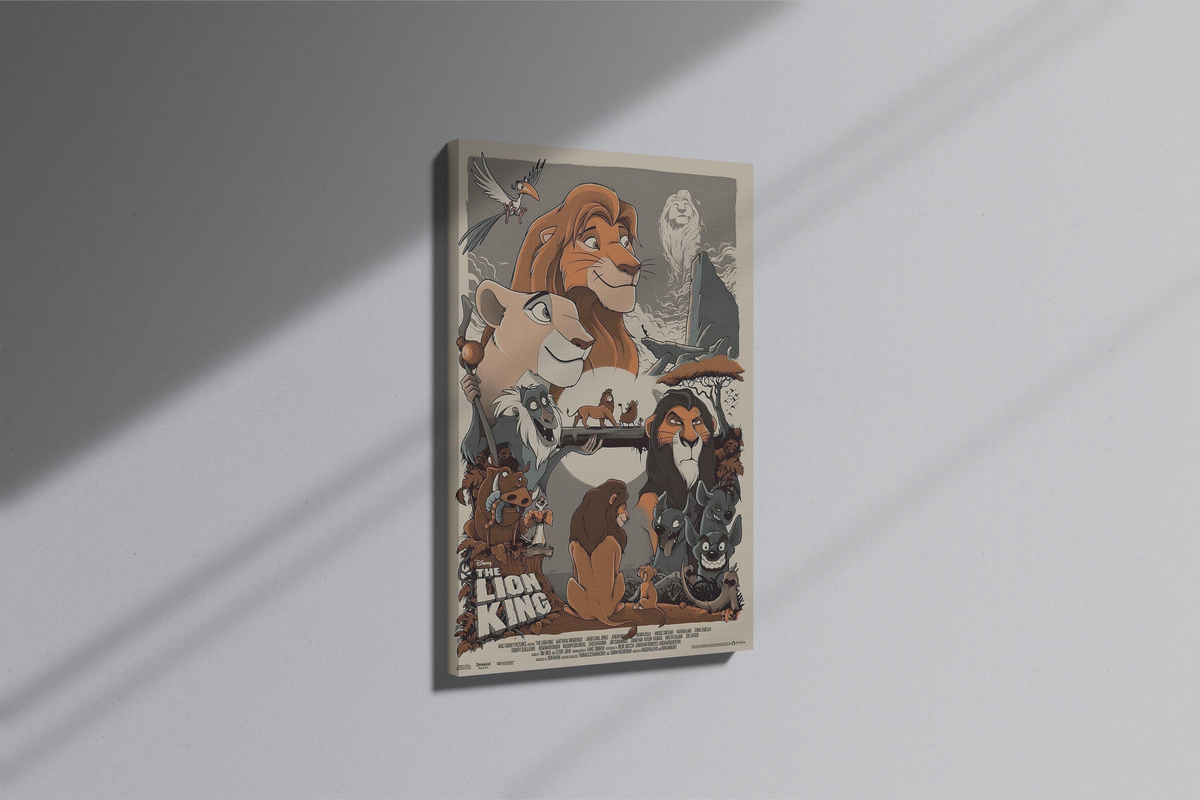 GeekCultcha Disney The Lion King Premium Canvas Print
