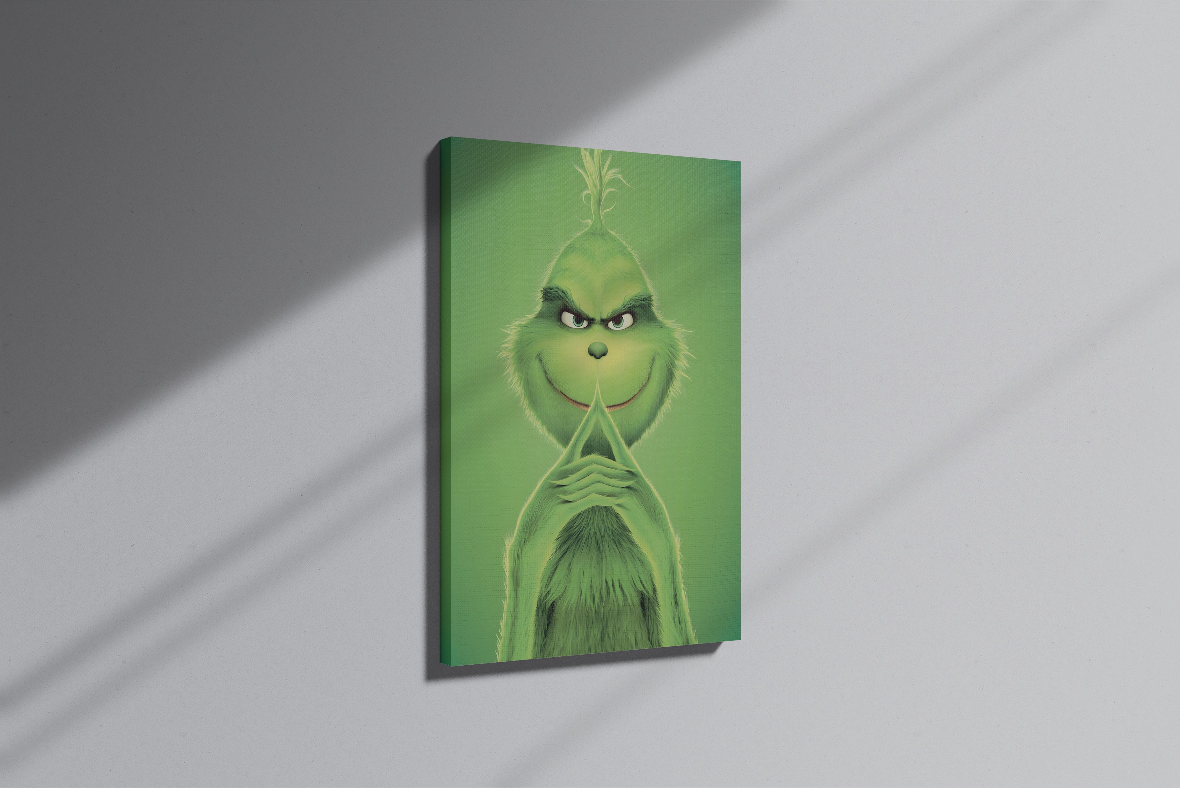 GeekCultcha Dr. Seuss The Grinch Premium Canvas Print